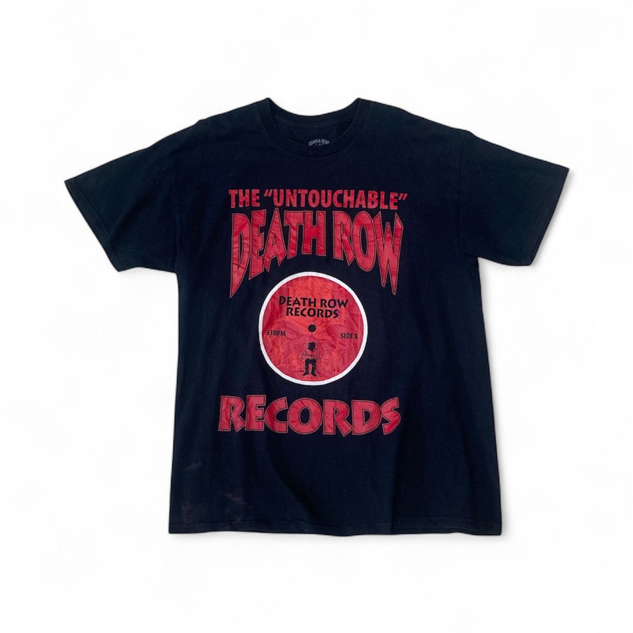 Death Row Records Vintage faded Deathrow record rapper tee shirt Size US L / EU 52-54 / 3 - 1 Thumbnail