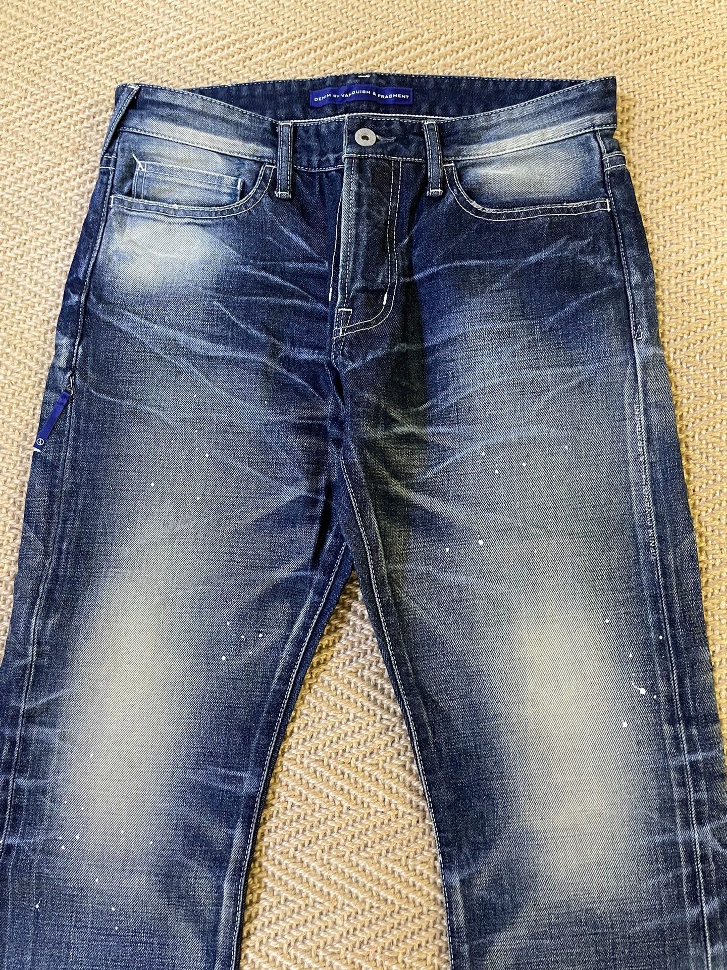 Fragment Design Fragment x Vanquish Violent Wash Ink Jeans W32 New Size US 32 / EU 48 - 3 Thumbnail