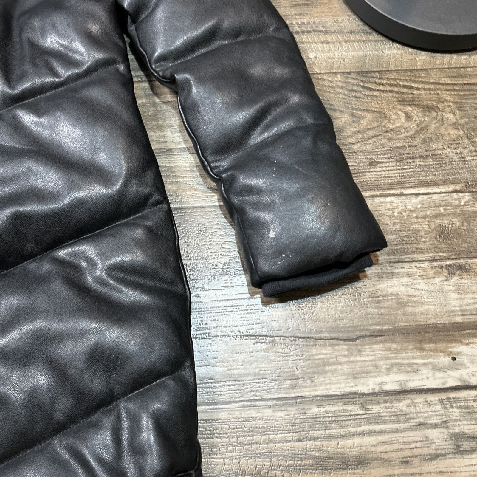 Abercrombie & Fitch Abercrombie & Fitch Ultra Collection Faux Leather Long Black Size S / US 4 / IT 40 - 7 Thumbnail
