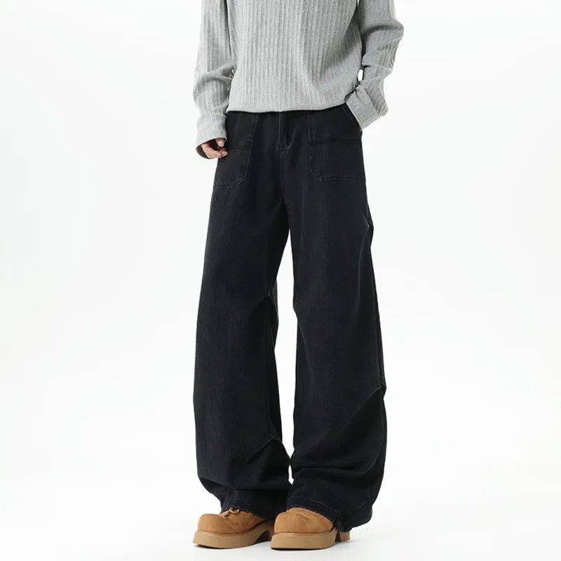 Japanese Brand New Simple Men's Denim Size US 33 - 2 Thumbnail