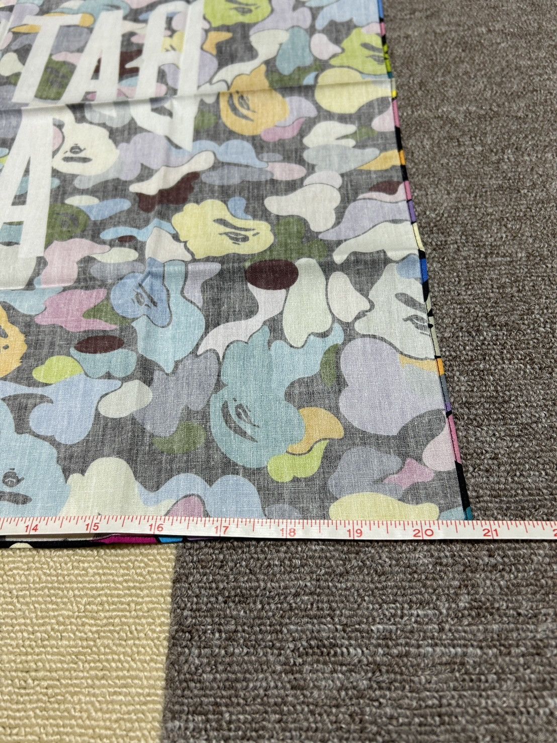Bape NEW BAPE MULTI CAMO NYC LOGO BANDANA Size ONE SIZE - 8 Thumbnail
