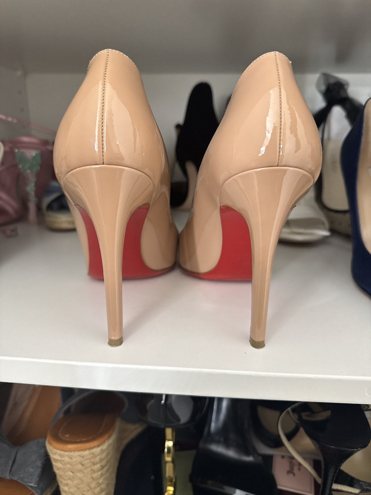 Christian Louboutin Christian Louboutin Pigalle High Heels Pumps Biege Size US 10 / IT 40 - 3 Thumbnail