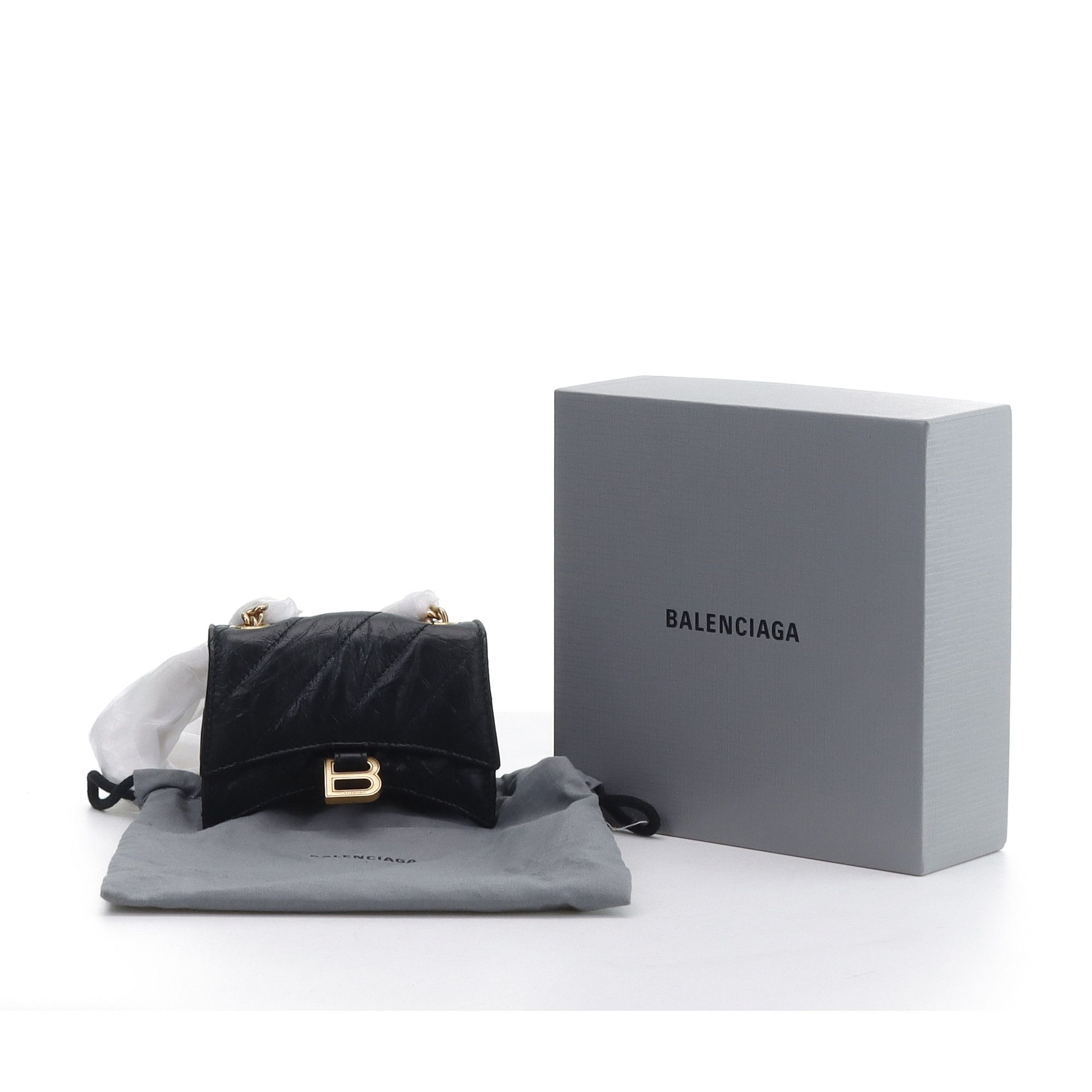 Balenciaga Balenciaga Crush Mini Chain Bag One Size Size ONE SIZE - 1 Thumbnail