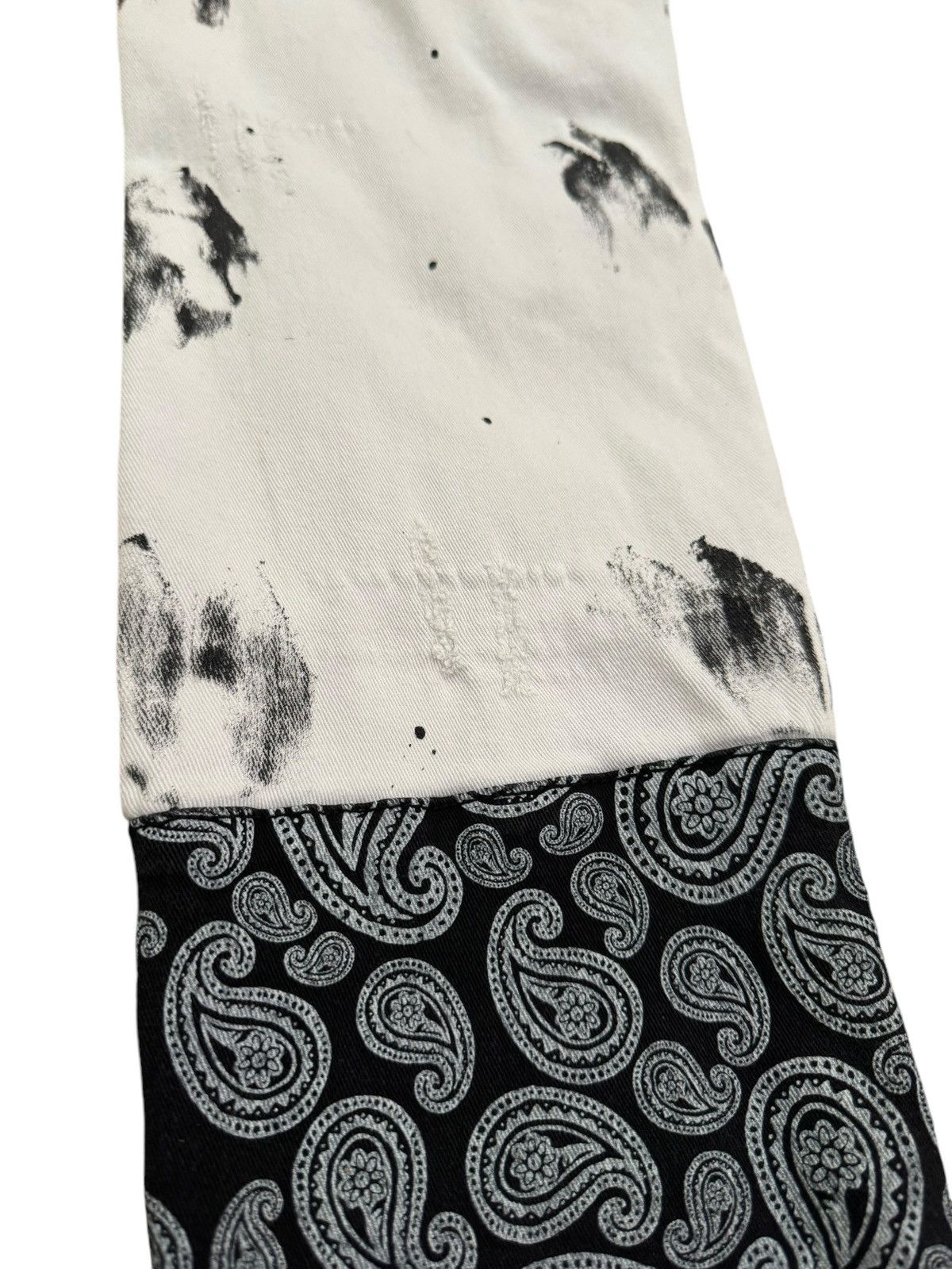 Japanese Brand × Kapital Japanese Brand Novamen Distressed Bandana Destroyed Jeans Size US 34 / EU 50 - 16 Thumbnail