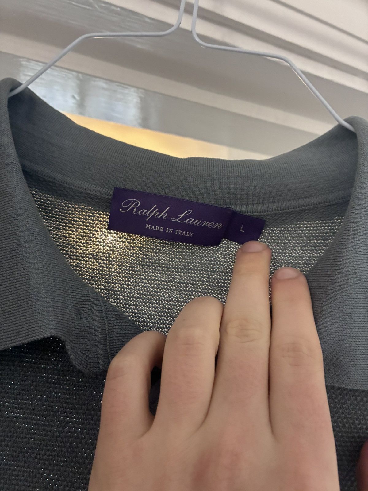 Ralph Lauren Purple Label Ralph lauren purple label cotton silk polo size medium/large Size US M / EU 48-50 / 2 - 2 Thumbnail
