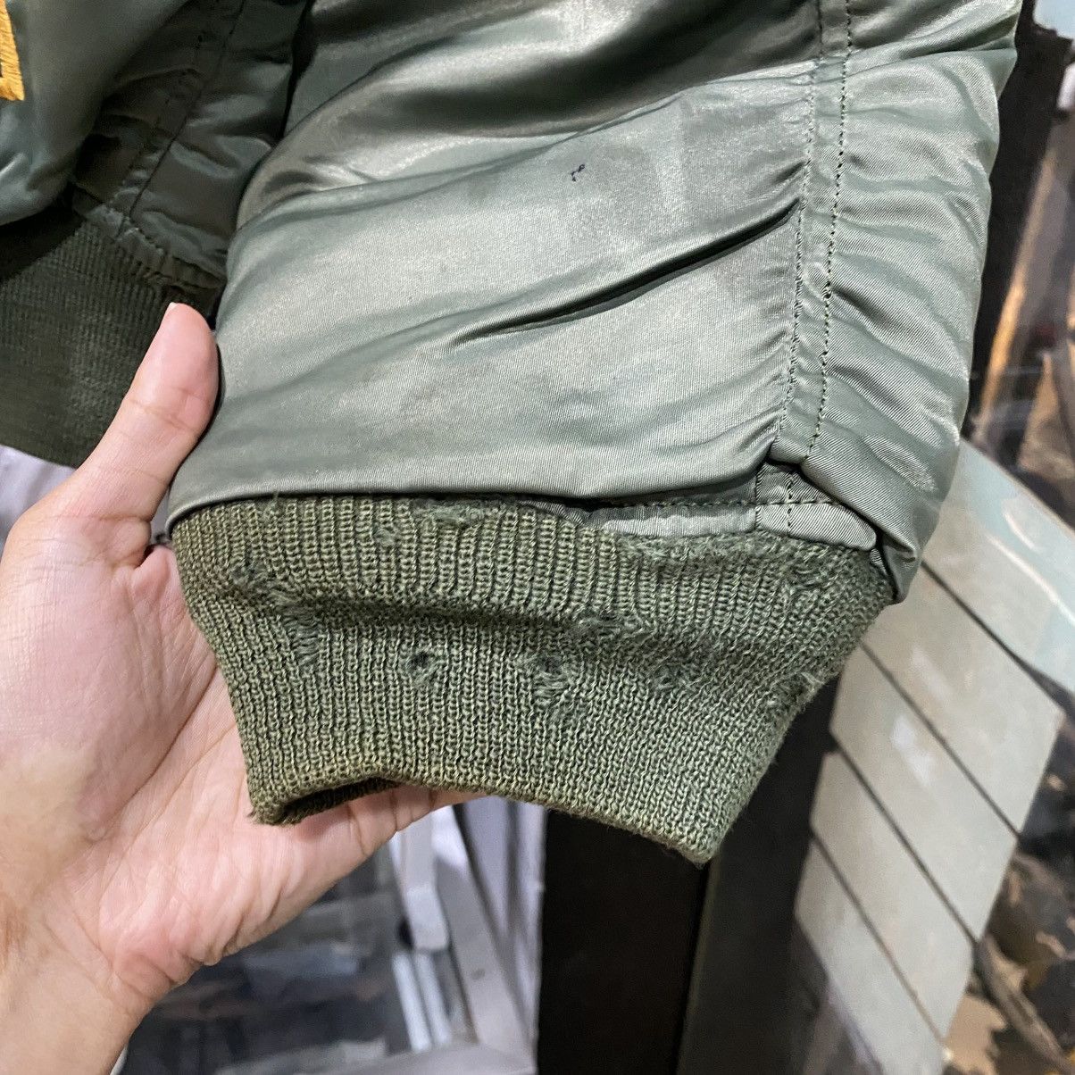 Alpha Industries Vintage MA-1 Alpha Industries Bomber Jacket "309th FTR SQDN" Size US M / EU 48-50 / 2 - 20 Thumbnail