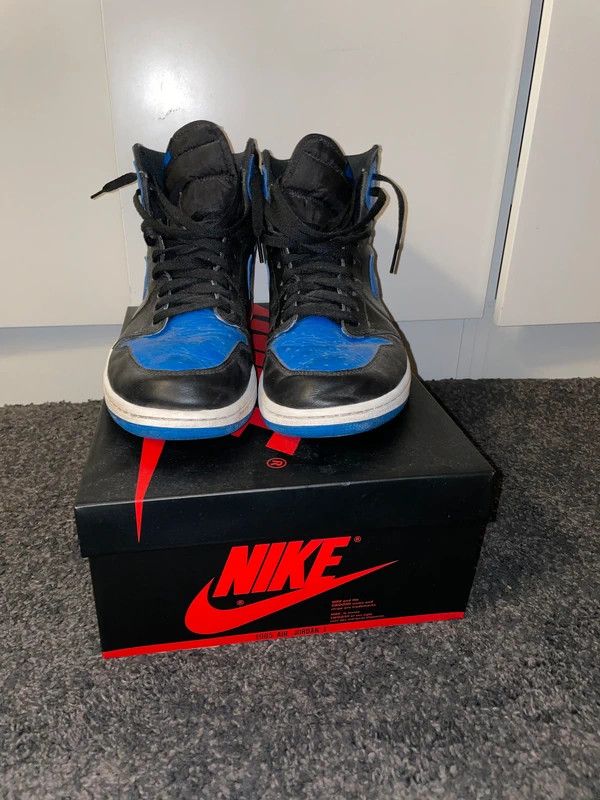 Jordan Brand Air Jordan 1 Retro High OG "2017 Royal" sneakers Size US 12 / EU 45 - 6 Thumbnail