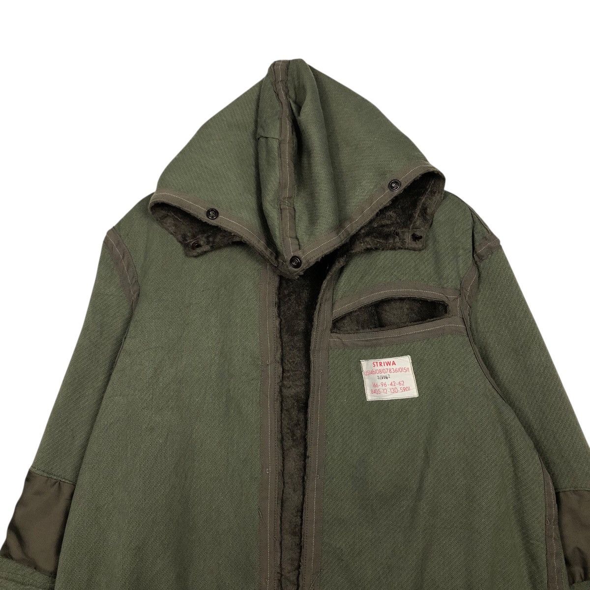 Vintage True Vintage 40s Blanket Military Jacket Germany WWII Striwa Size US M / EU 48-50 / 2 - 4 Thumbnail