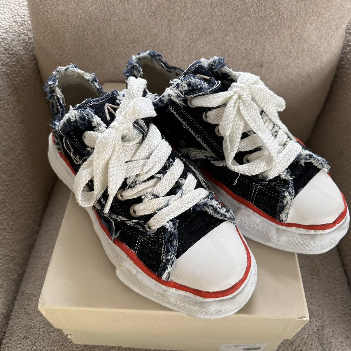 Maison MIHARA YASUHIRO Maison Mihara Yasuhiro x Nigel Cabourn Low Cut Denim Sneaker Size US 8 / EU 41 - 2 Thumbnail