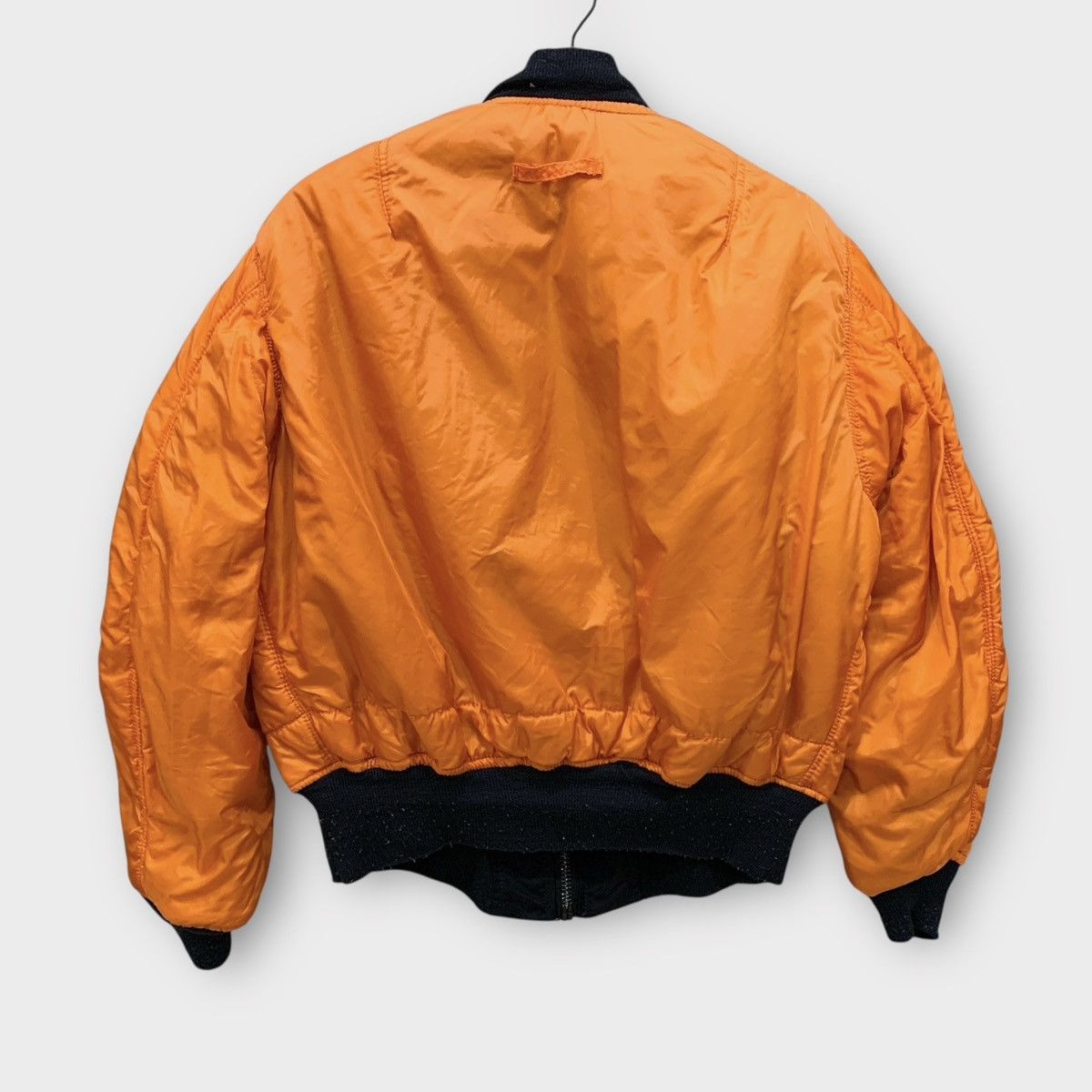 Alpha Industries VINTAGE 1990s USAF MA 1 FLIGHT BOMBER JACKET REVERSIBLE Size US M / EU 48-50 / 2 - 4 Thumbnail