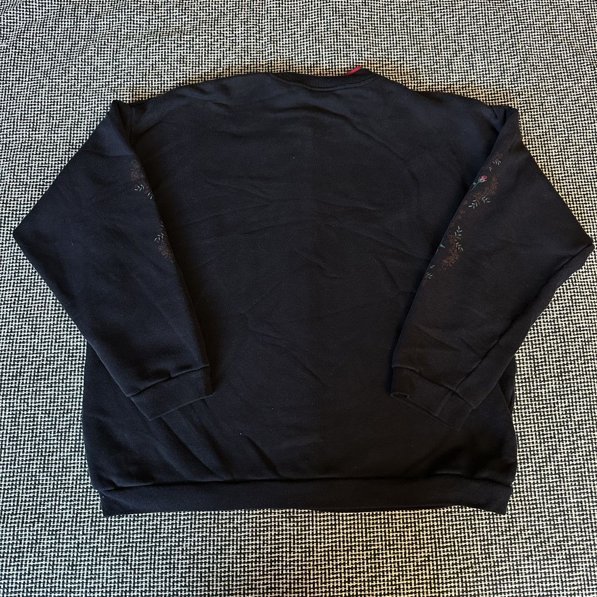 Vintage Vintage Royal Rose Stitched Cardigan Sweatshirt Size US M / EU 48-50 / 2 - 4 Thumbnail