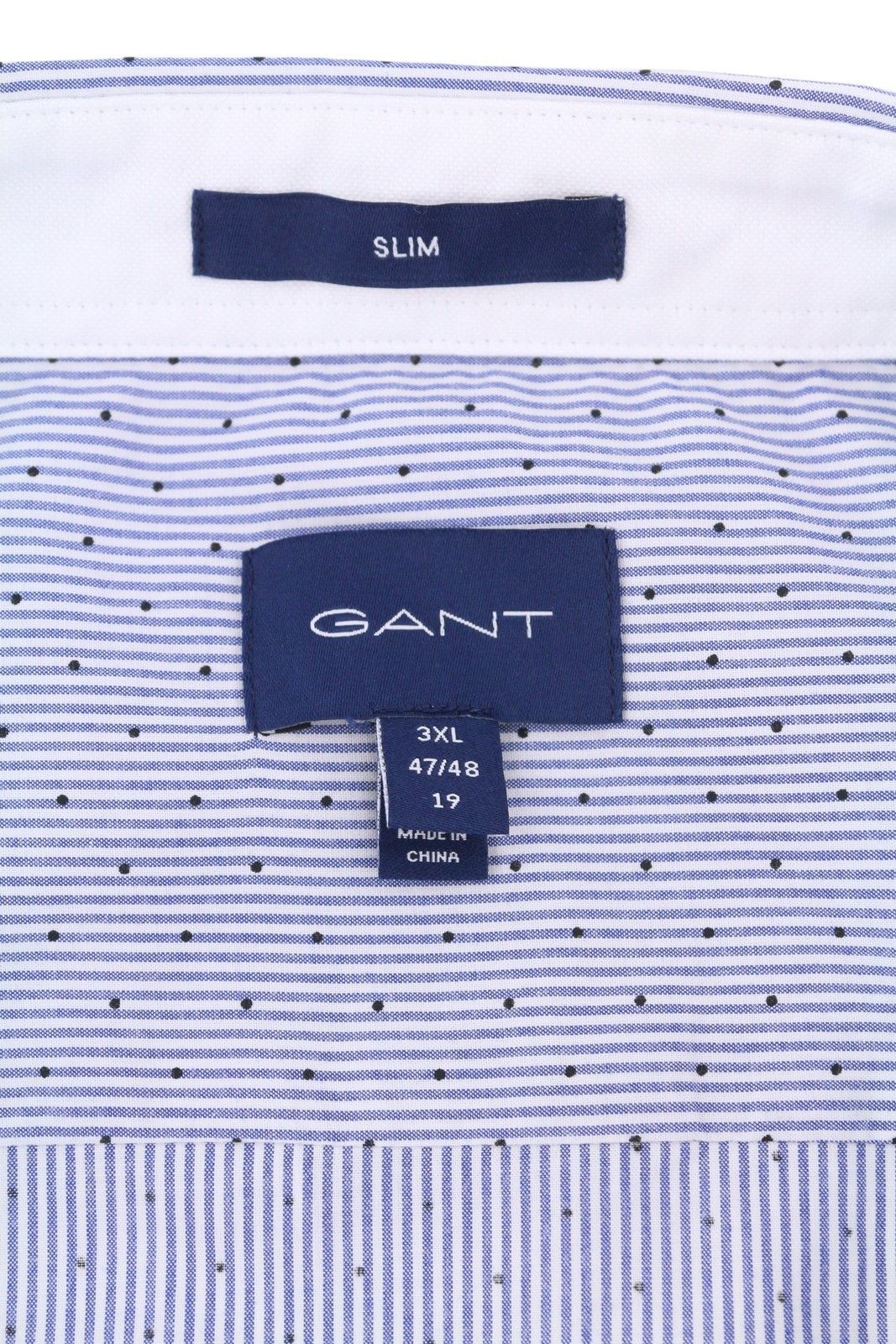 Gant SLIM BANKER BOT 3XL College Blue Button-Down Logo 87516 Size US XXL / EU 58 / 5 - 6 Thumbnail