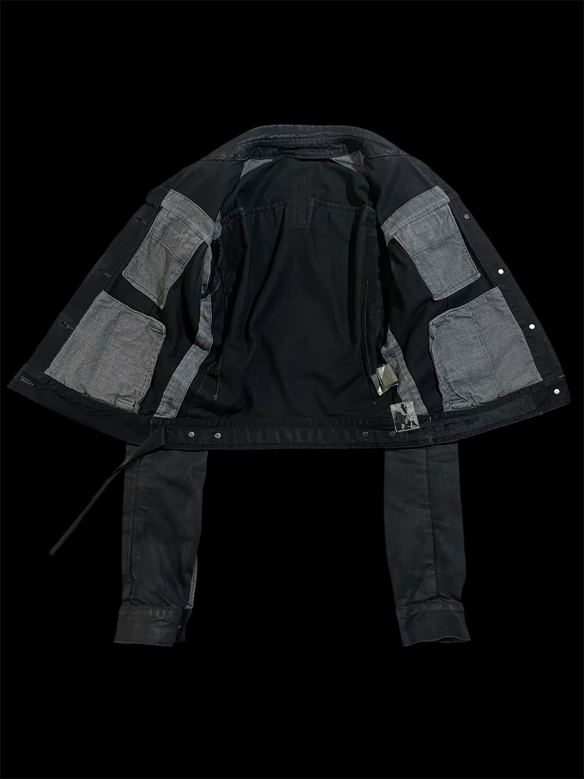 Rick Owens Rick Owens 07 Waxed Denim Jacket Size US S / EU 44-46 / 1 - 5 Thumbnail