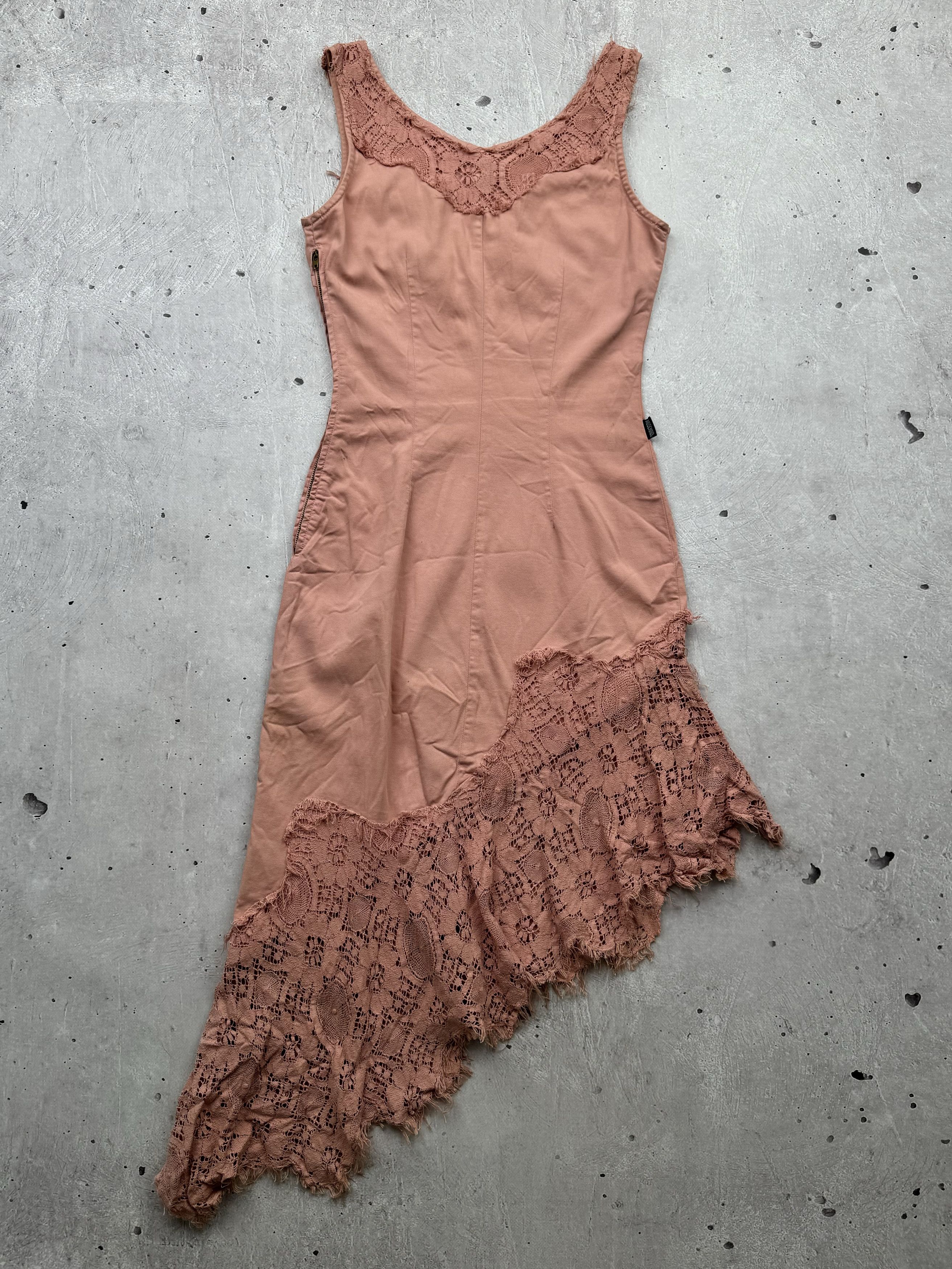 Boutique Moschino × Moschino × Vintage Moschino Vintage Asymmetrical Amazing Midi Dress Size XS / US 0-2 / IT 36-38 - 8 Thumbnail