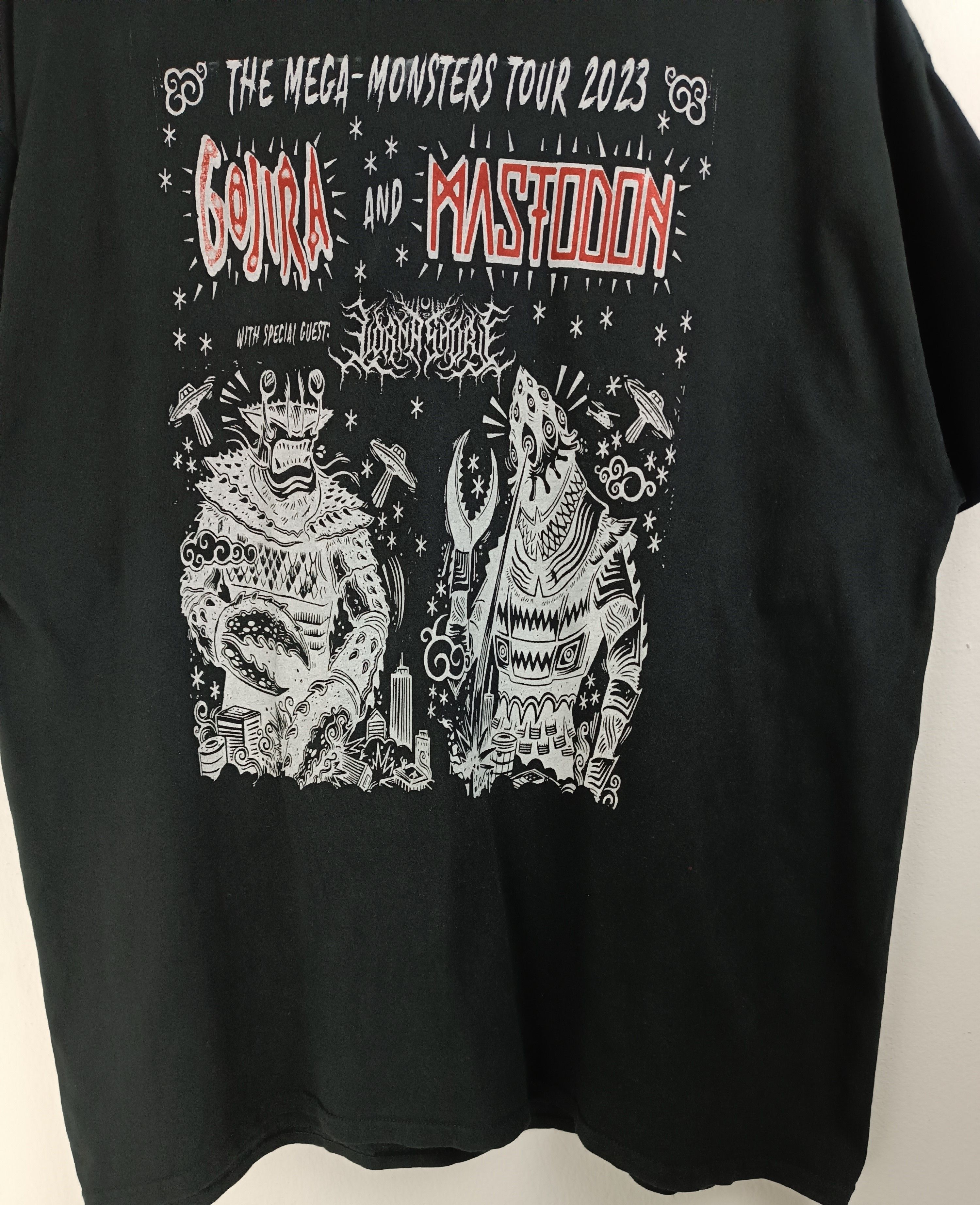 Band Tees VINTAGE GOJIRA & MASTODON MEGA MONSTER TOUR 2023 VERY RARE Size US XL / EU 56 / 4 - 7 Thumbnail