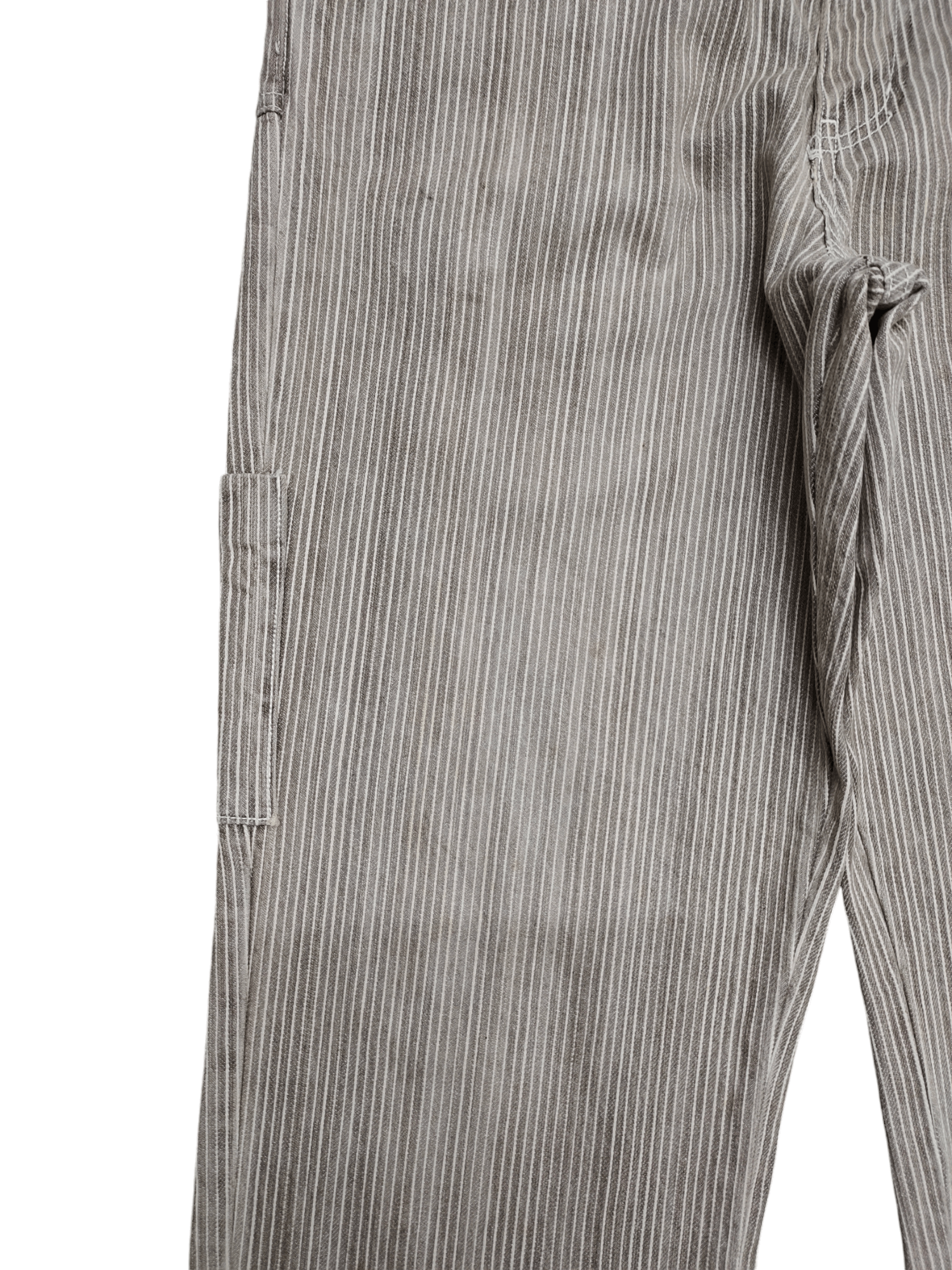 Japanese Brand Vintage Y2k Hang Ten Hickory Carpenter Denim Pants Orslow Size US 33 - 3 Thumbnail