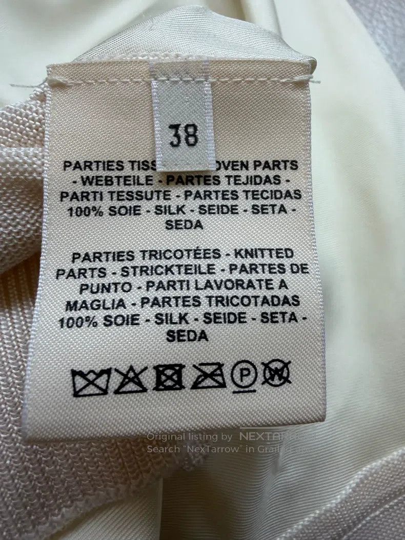 Hermes Hermes Pig Nose Mulberry Silk Long Sleeve White Shirt Size XS / US 0-2 / IT 36-38 - 4 Thumbnail
