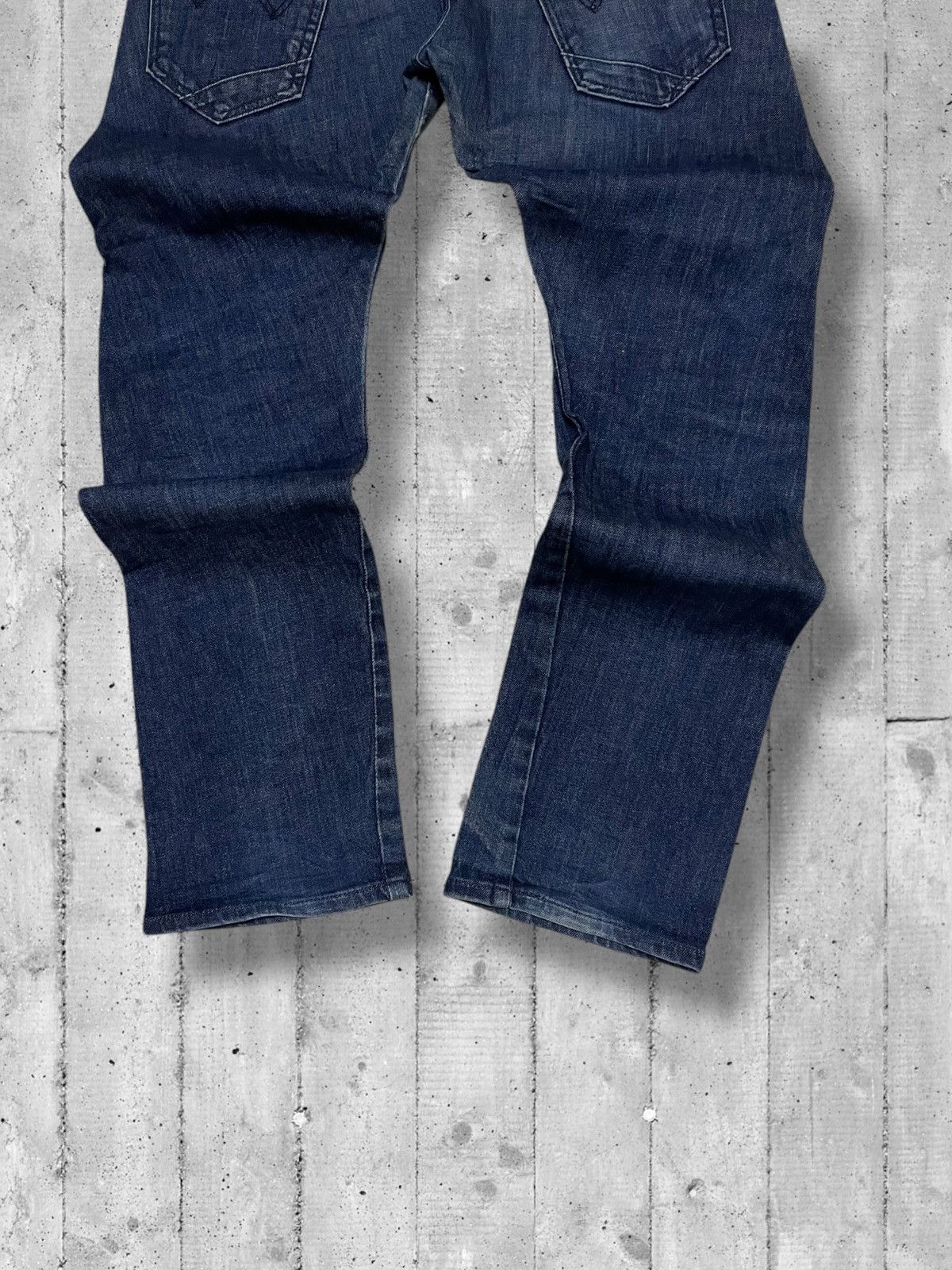 Designer × Edwin × Vintage Vintage 90s Designer Japan Edwin Efunction Wild Leg Og Style Size US 31 - 10 Thumbnail