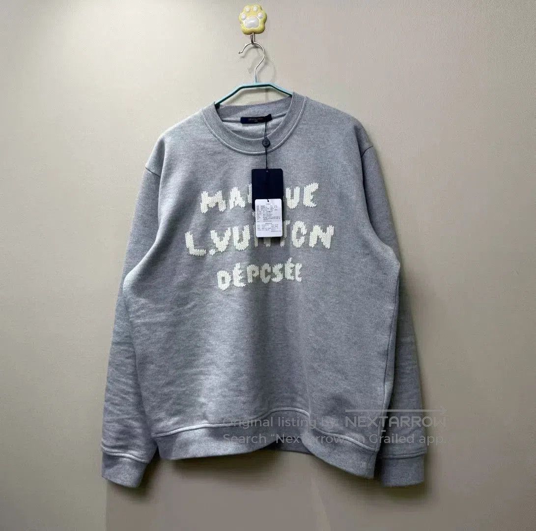 Louis Vuitton Louis Vuitton LV x Nigo 26SS Embroidered Logo Sweatshirt. Size US XL / EU 56 / 4 - 1 Thumbnail