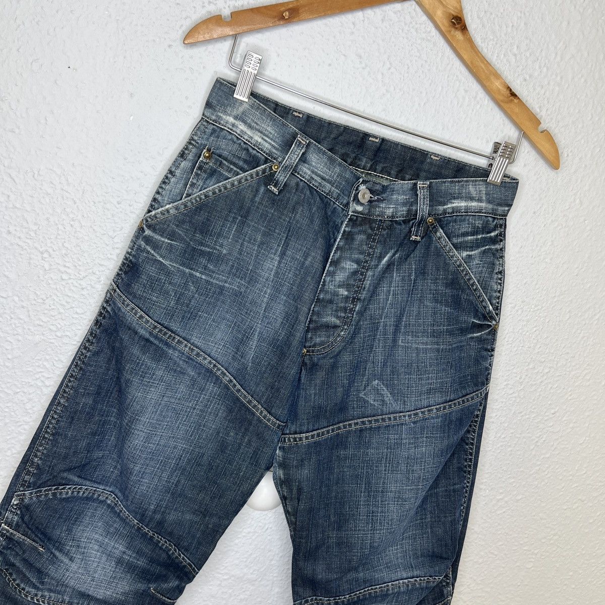 G-Star G-Star Raw Denim Jeans Pants Trousers Big Logo Cargo Baggy Size US 30 / EU 46 - 6 Thumbnail