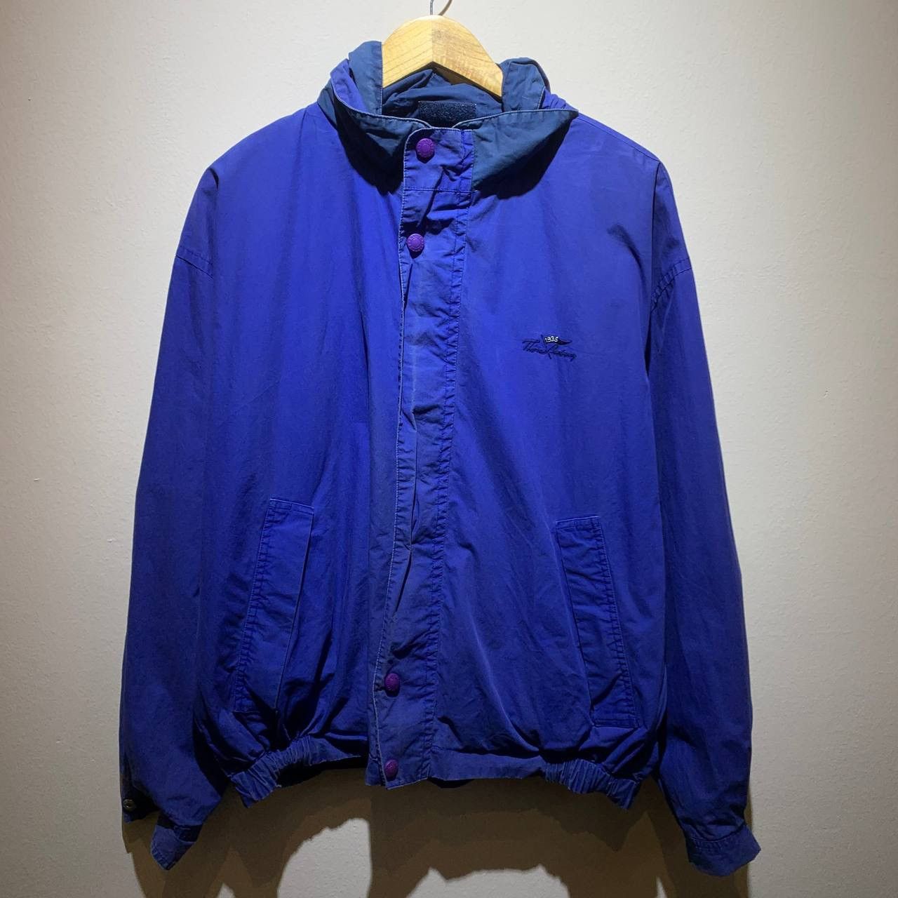 Burberry Vintage Thomas Burberry Reversible Blue Purple Jacket 90s Size US M / EU 48-50 / 2 - 7 Thumbnail