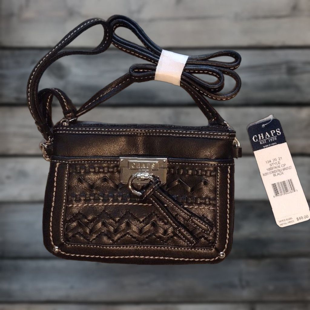 Chaps Chaps Avery Convertible Wristlet Black Small Womens Size ONE SIZE - 1 Thumbnail