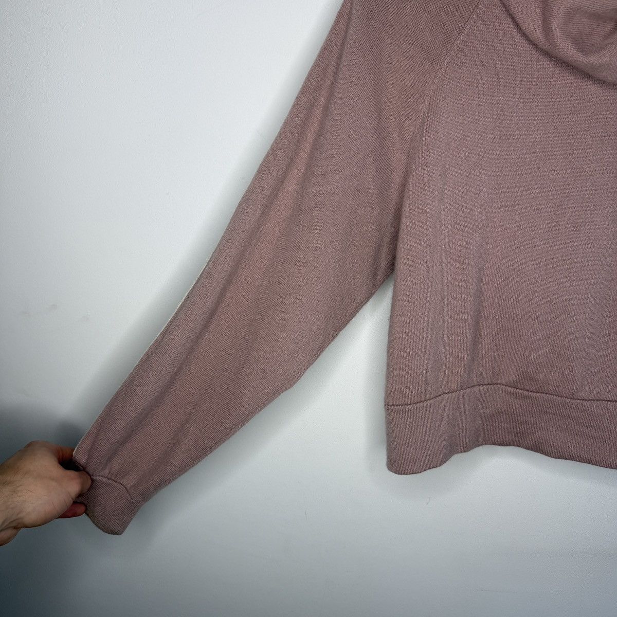 Brunello Cucinelli Brunello Cucinelli Hoodie Cashmere Pink Jumper Sweatshirt Size M / US 6-8 / IT 42-44 - 9 Thumbnail