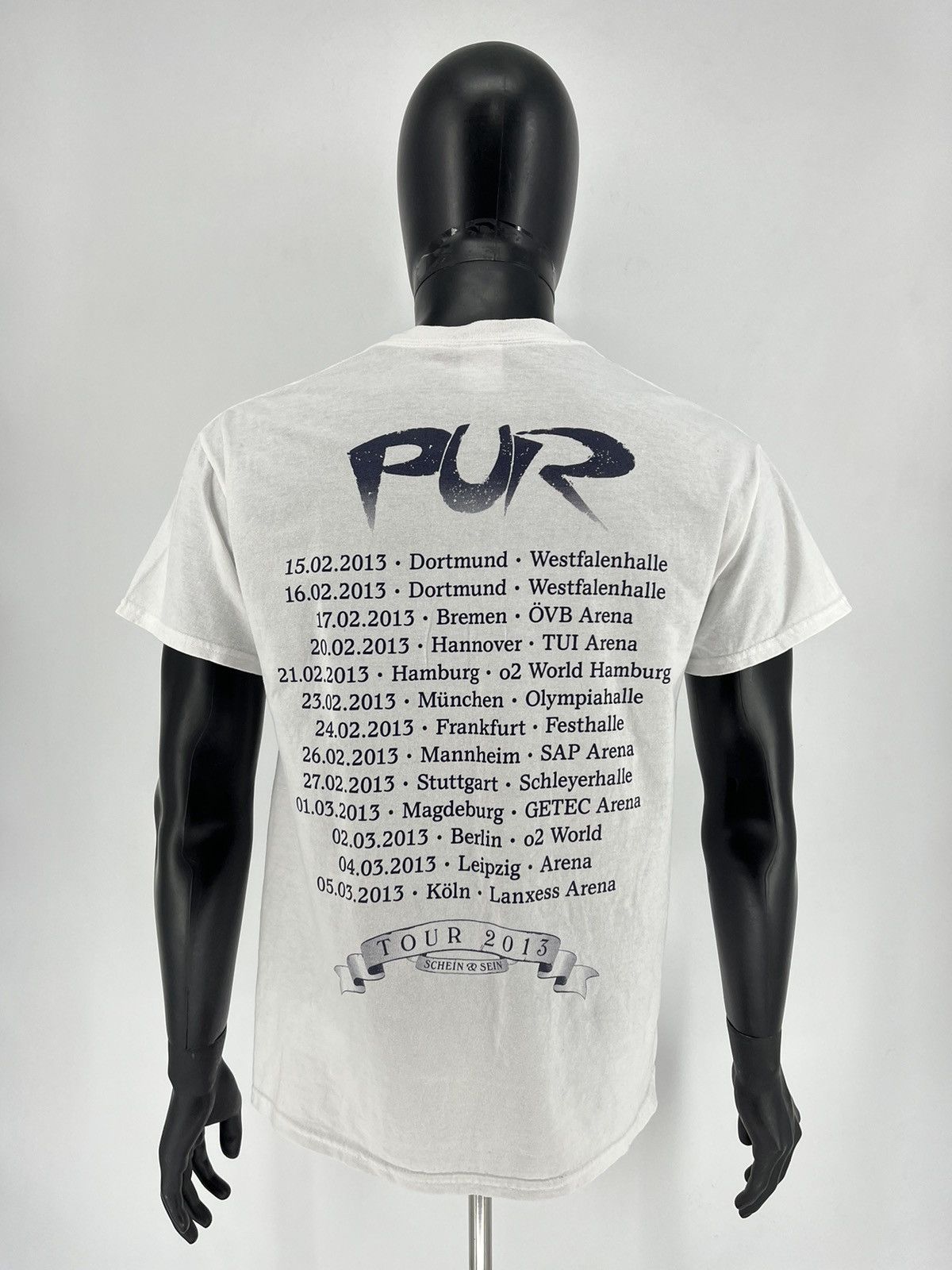 Band Tees × Vintage PUR 2013 Vintage T-Shirt Pop Rock Band Tee 90s Tour Rare Size US M / EU 48-50 / 2 - 7 Thumbnail