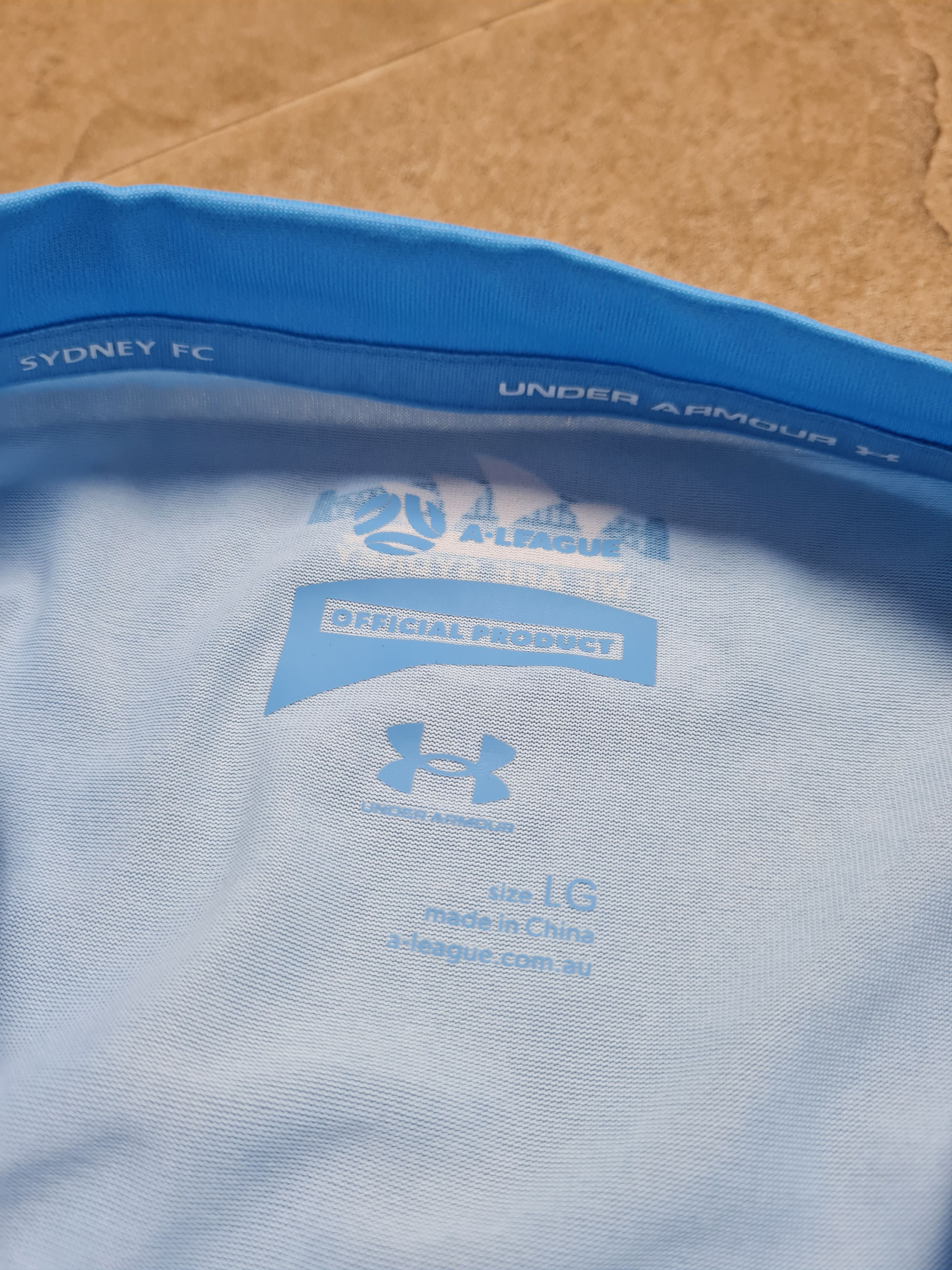 Under Armour Sydney FC 2021-22 Home Football Shirt Under Armour Size US L / EU 52-54 / 3 - 14 Thumbnail