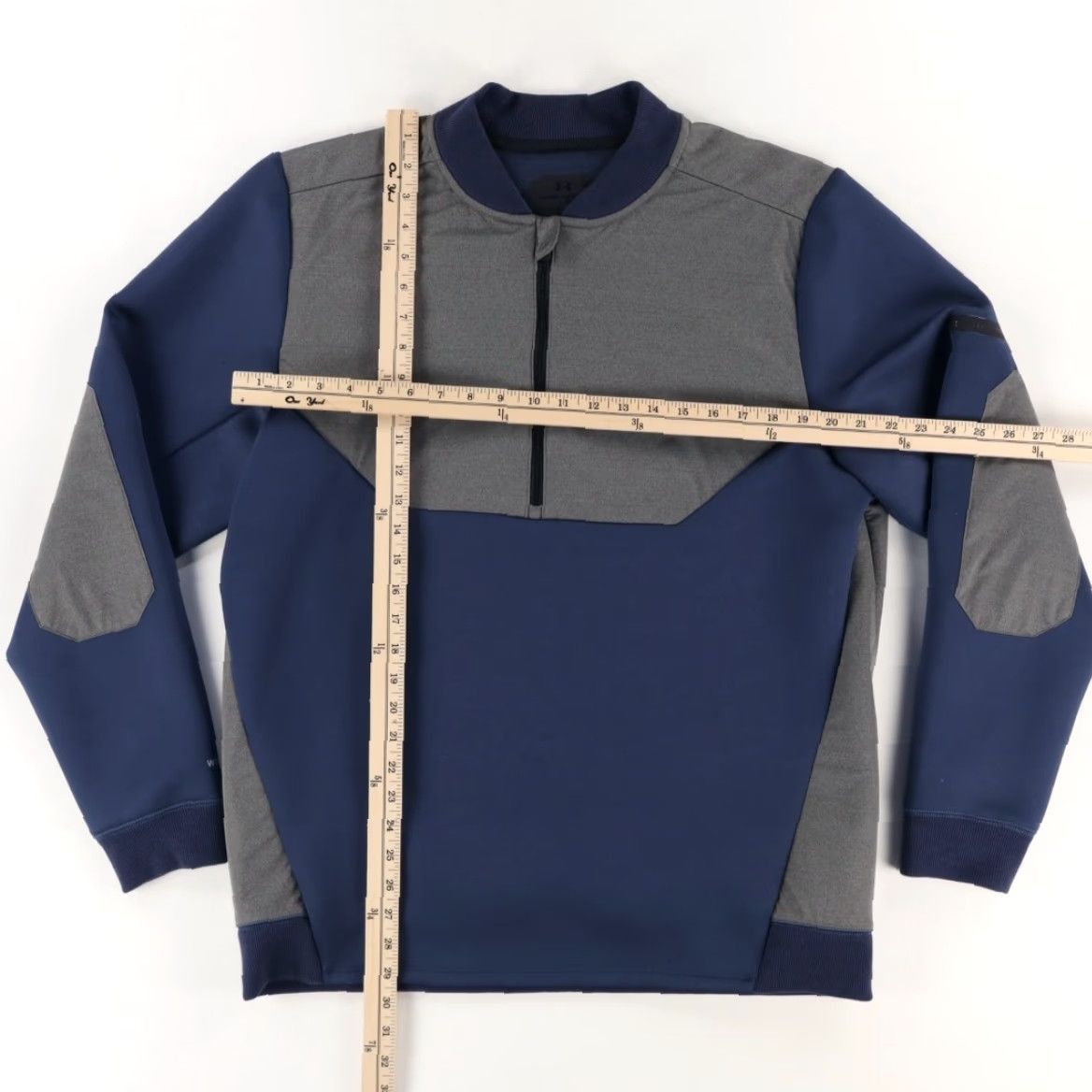 Under Armour Under Armour Gore Windstopper Pullover Colorblock Navy Men's XL Sweatshirt Shirt Size US XL / EU 56 / 4 - 3 Thumbnail