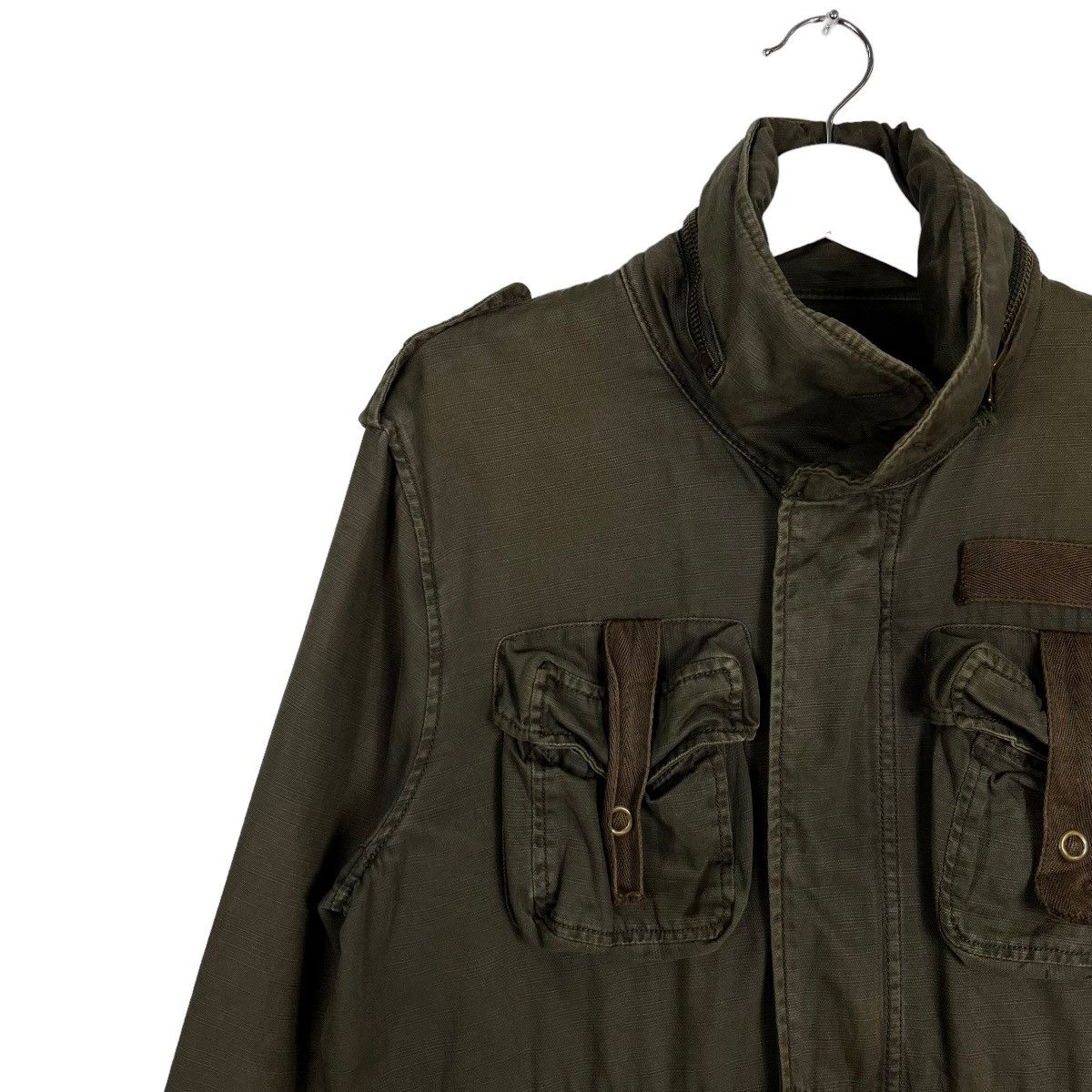 Designer × Japanese Brand 🔥 OTARIE CARGO UTILITY MILITARY STYLE JACKET Size US M / EU 48-50 / 2 - 7 Thumbnail