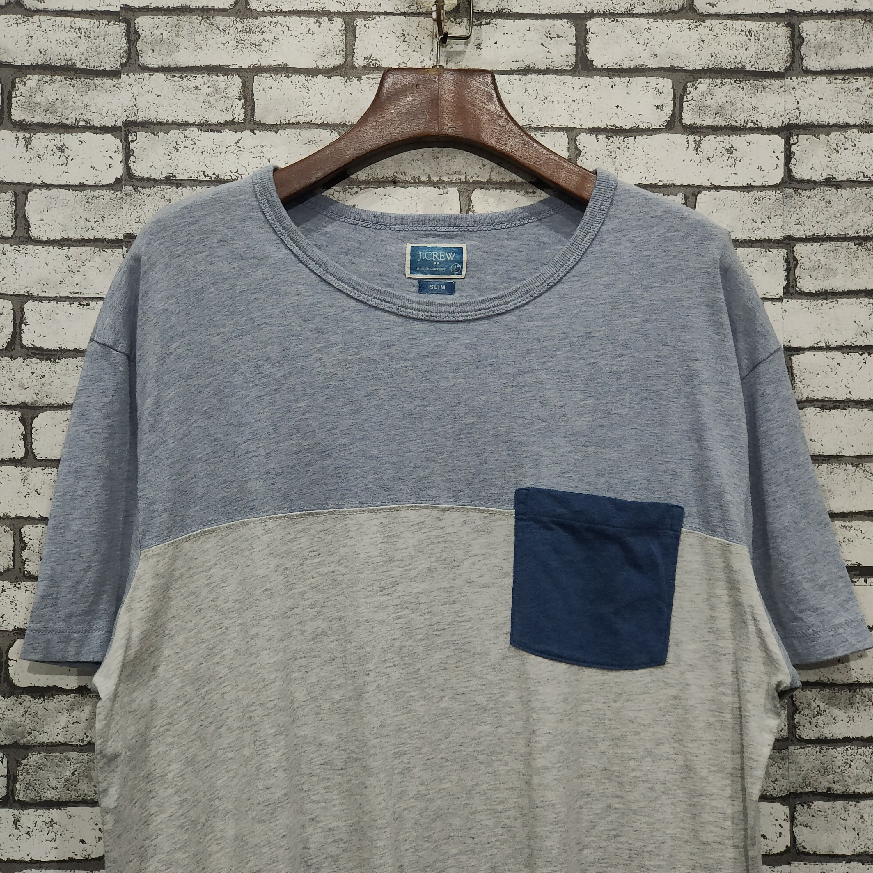 J.Crew 🔥J.Crew two tone short sleeve t-shirt Size US L / EU 52-54 / 3 - 2 Thumbnail