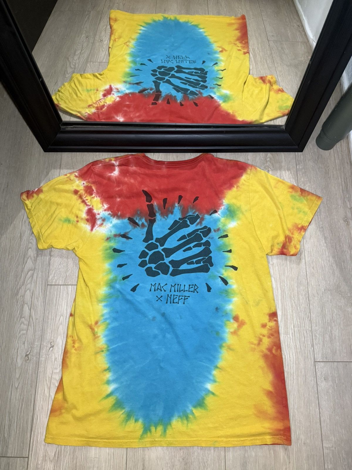 NEFF × Vintage Vintage / Y2K Rare Grail Mac Miller X Neff Skeleton Thumbs Size US L / EU 52-54 / 3 - 1 Thumbnail