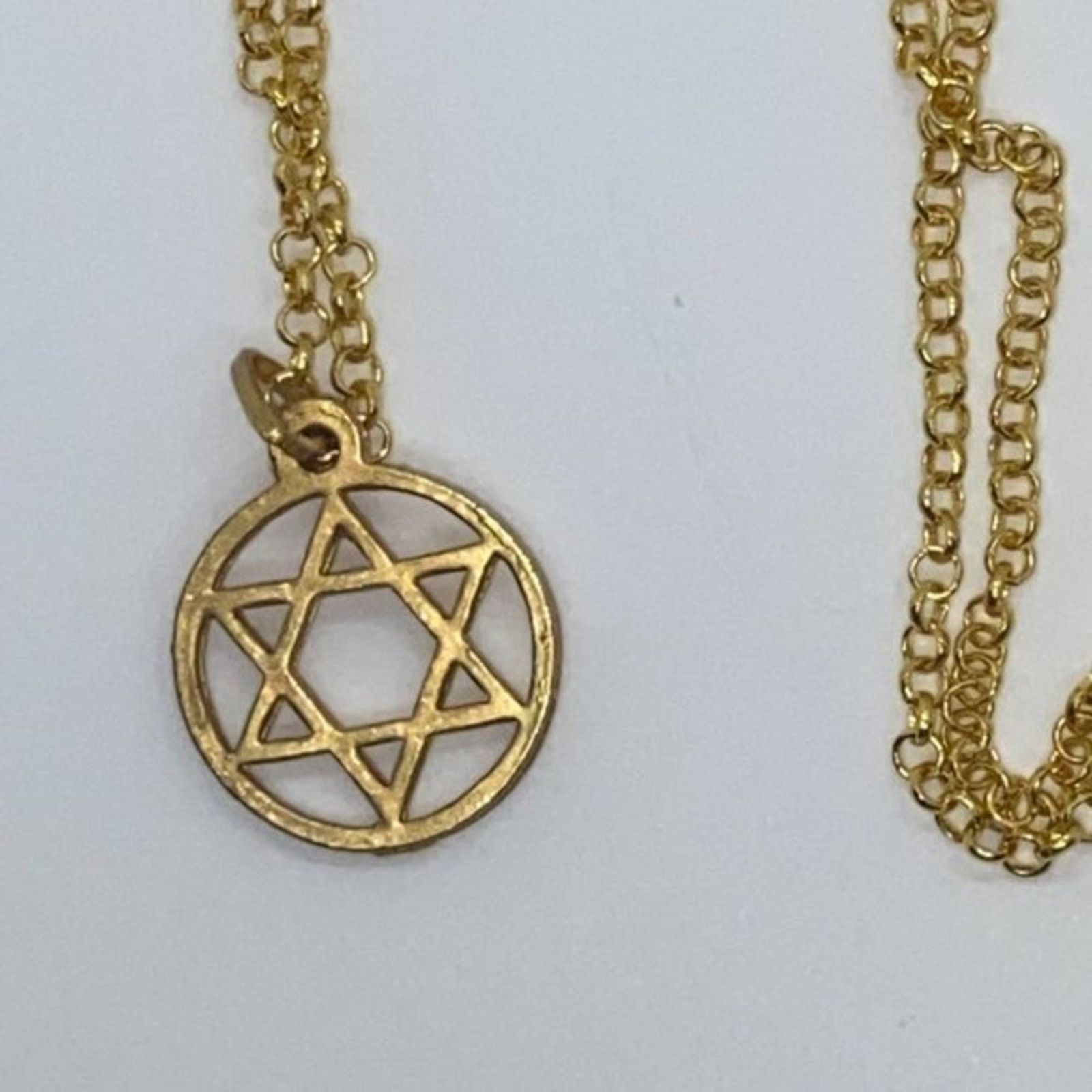 Handmade Gold-Tone Star Pendant Necklace Size ONE SIZE - 4 Thumbnail