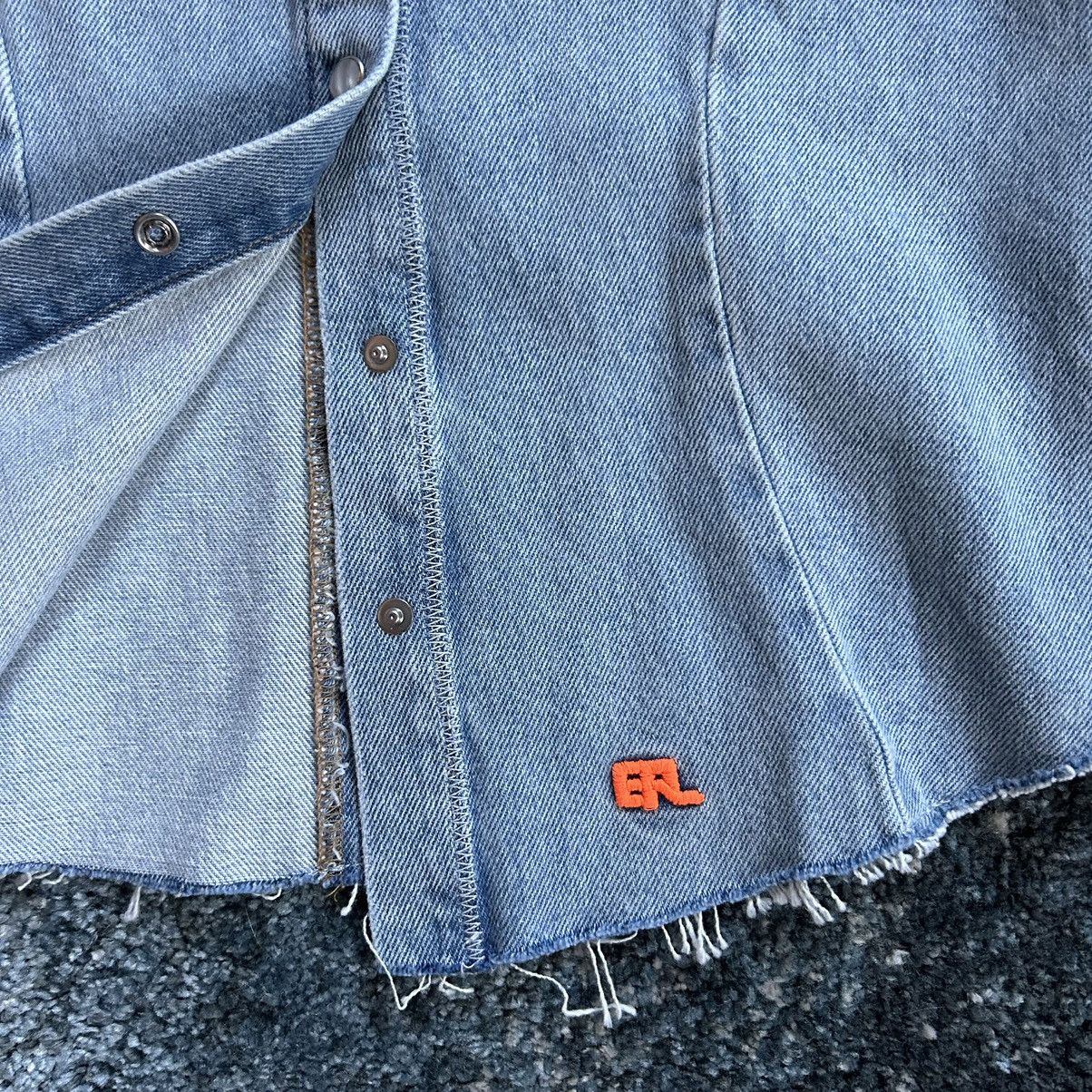 ERL × Levi's LiGHT BLUE STONE WASH FiTTED DENiM SHiRT A53830000 Size L / US 10 / IT 46 - 3 Thumbnail
