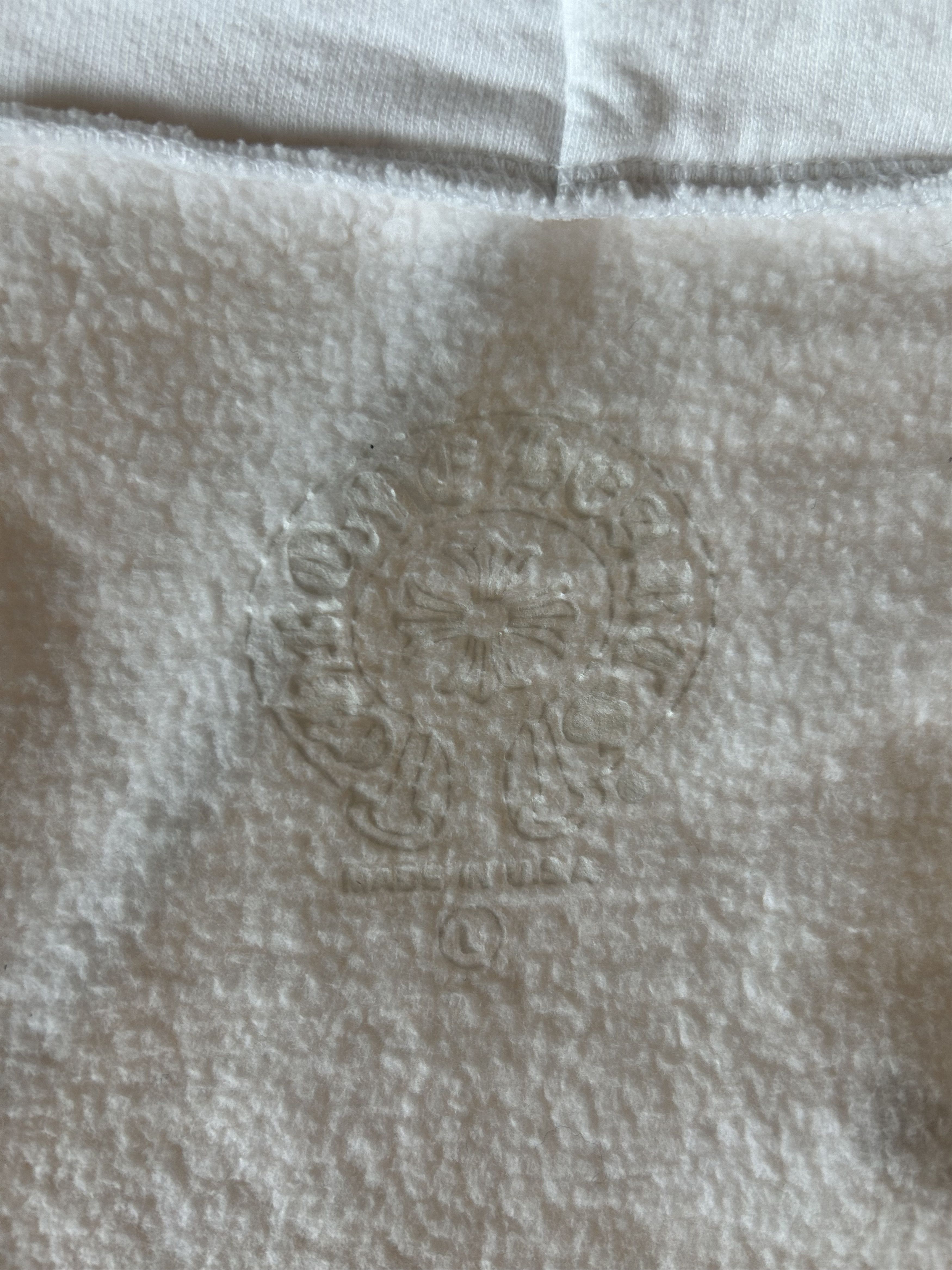 Chrome Hearts Chrome Hearts White & Blue Script Logo Zip Up Hoodie Size US L / EU 52-54 / 3 - 3 Thumbnail