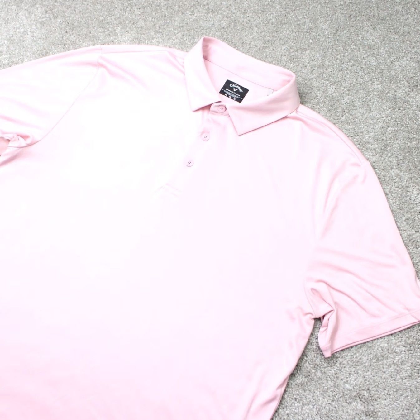 Callaway Callaway Polo Shirt Mens XL Pink Short Sleeve Golf 100% Polyester Regular Fit Polo Shirt Size US XL / EU 56 / 4 - 3 Thumbnail