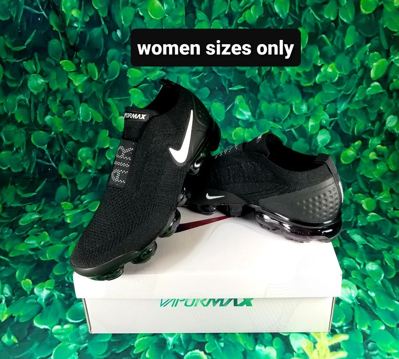 Vapormax black laceless sales