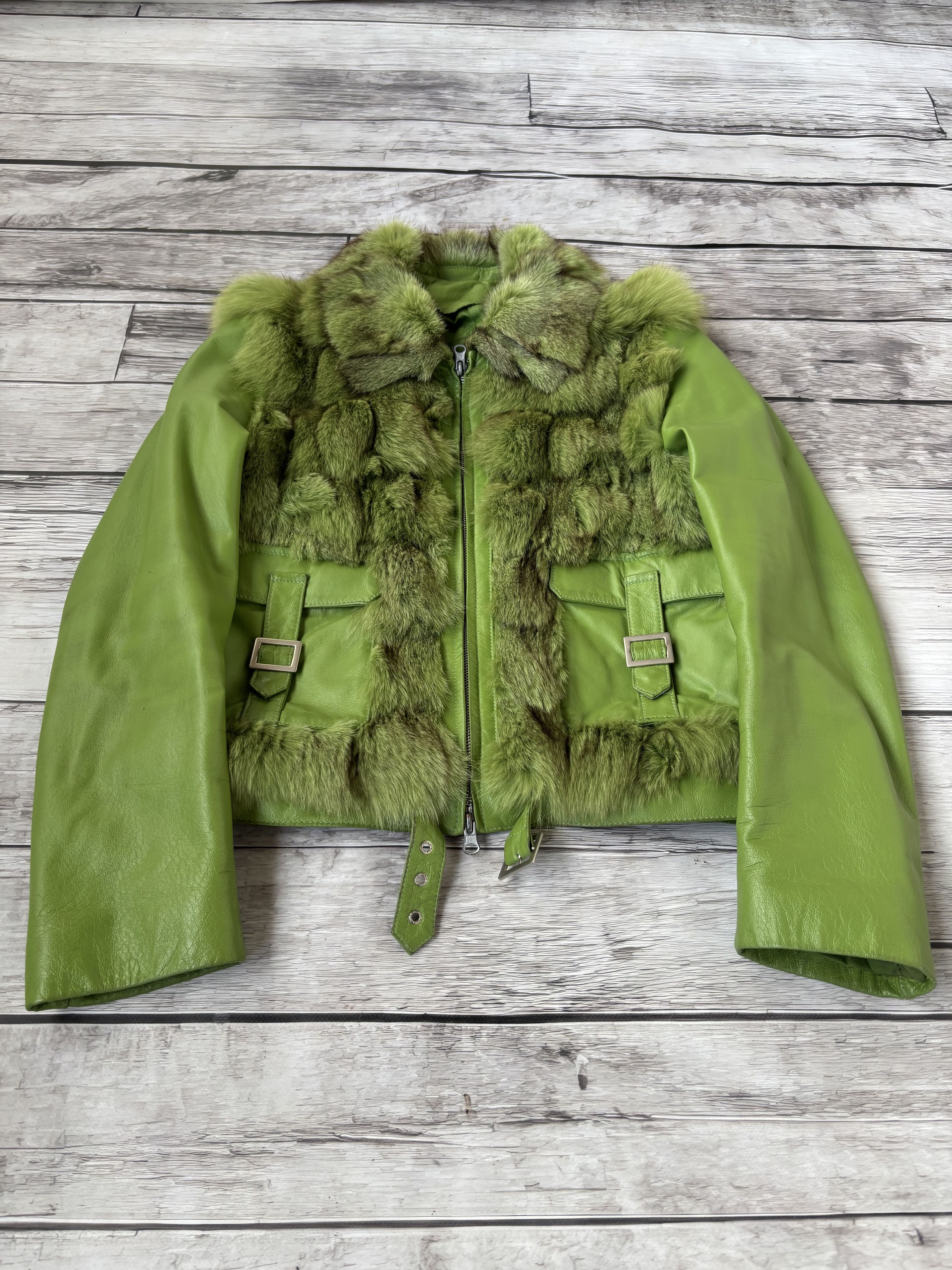 Hysteric Glamour Rick Owens Type VTG Yohji Yamamoto Style Fur Leather Jacket Size US S / EU 44-46 / 1 - 2 Thumbnail
