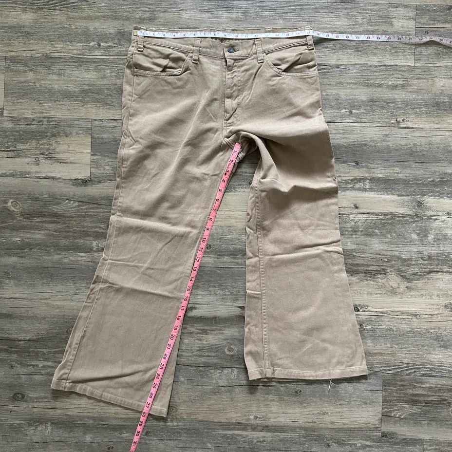Levi's Vintage 60s Levi's White Tab Big E Flared Pants Size 35X28 Size US 35 - 8 Thumbnail