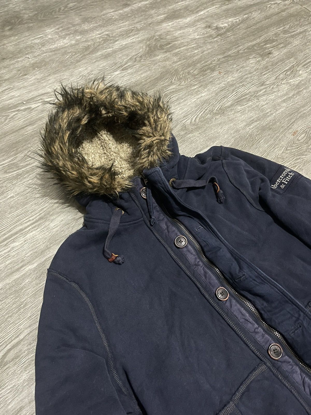 Abercrombie & Fitch Vintage🔥Abercrombie & Fitch Fauxfur Rare. Size US XL / EU 56 / 4 - 4 Thumbnail