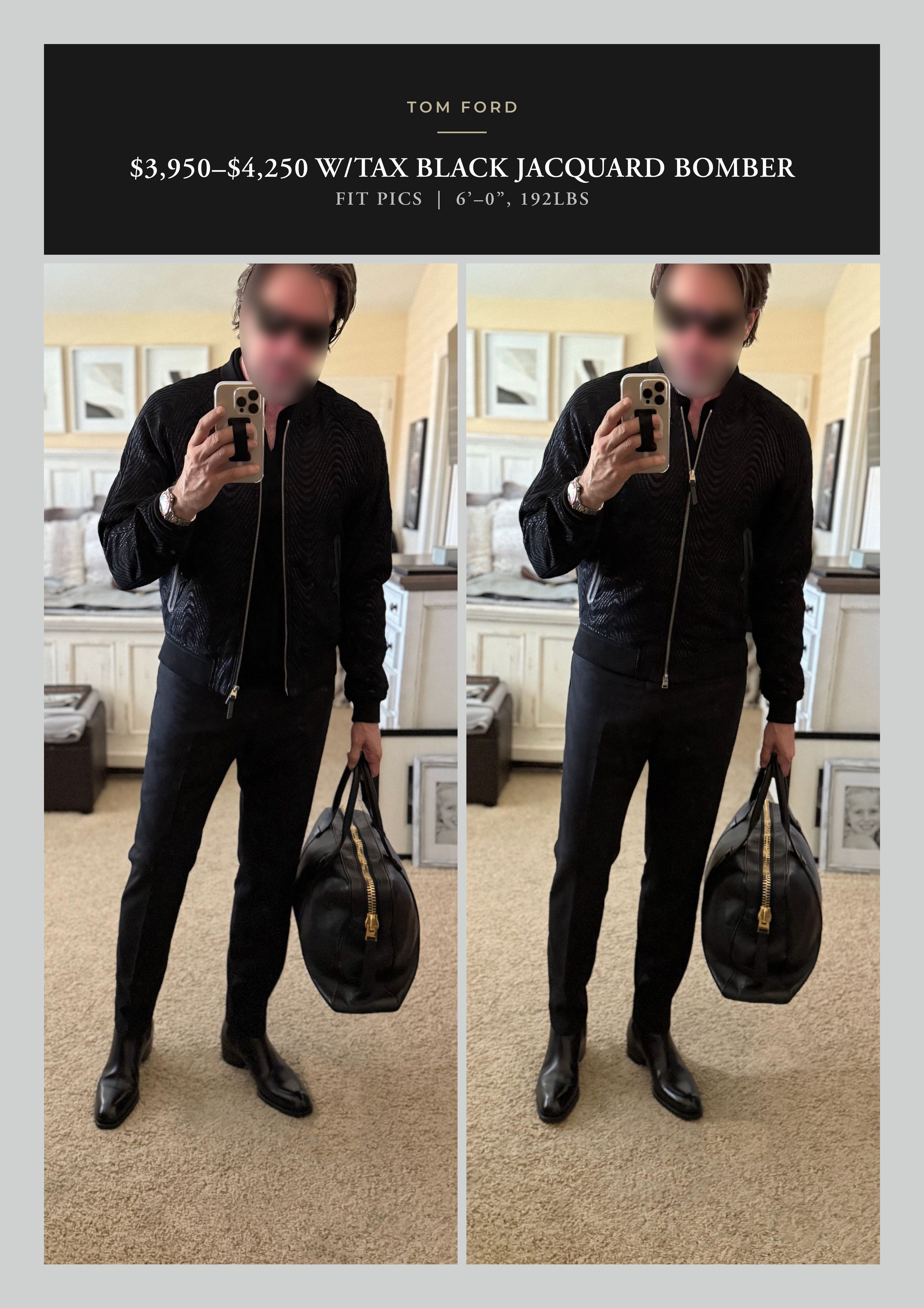 Tom Ford Best Dressed NWT Rare $4K w/tax TOM FORD Jacquard Bomber Size US M / EU 48-50 / 2 - 9 Thumbnail