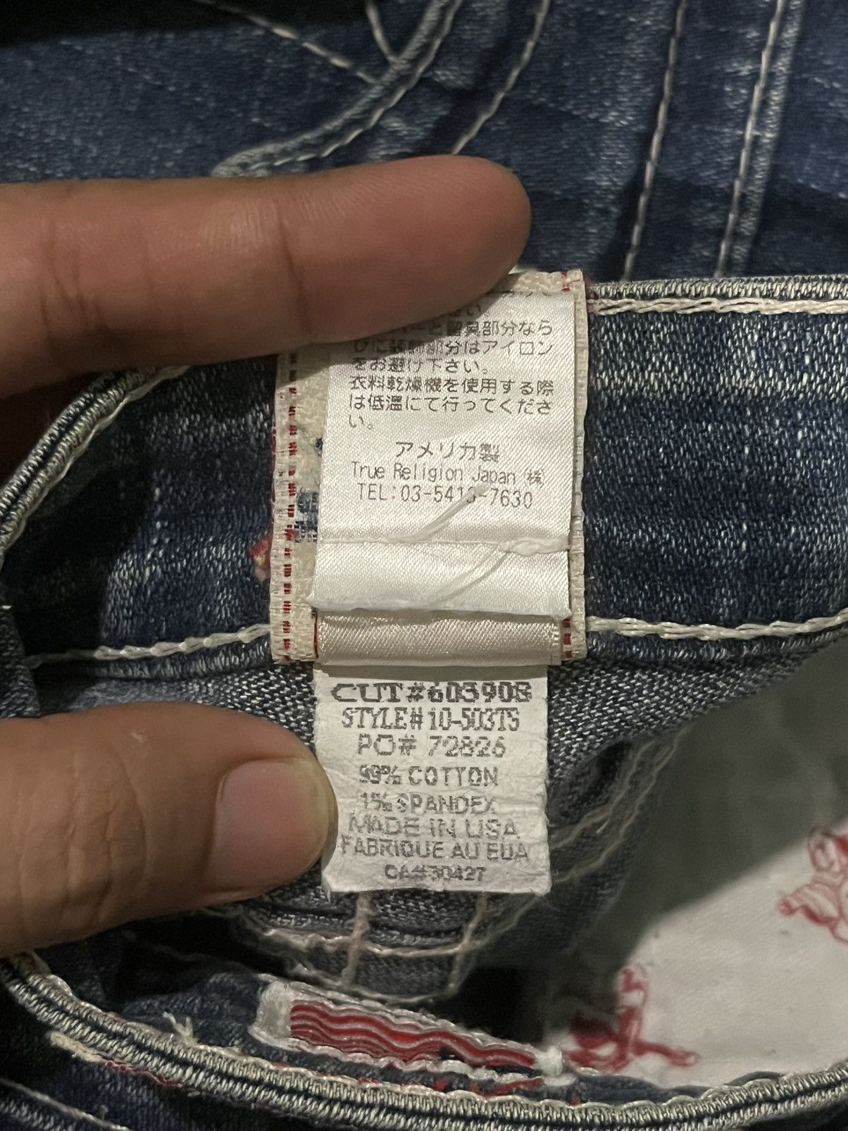 True Religion Vintage True Religion Joey Flare Style Distressed Jeans Size 27" / US 4 / IT 40 - 14 Thumbnail