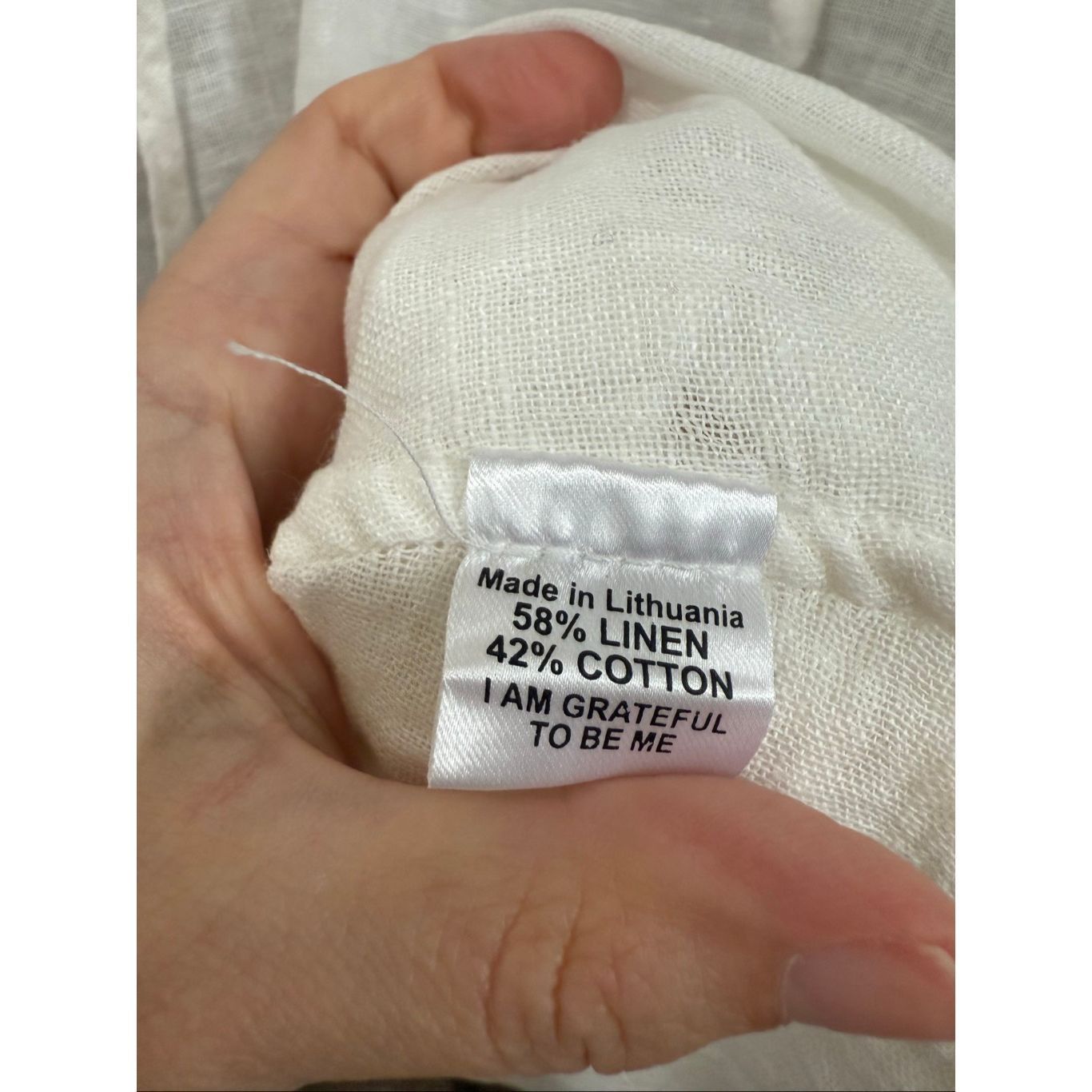 FLAX Flax NWOT white linen/cotton hoodie size Medium Size M / US 6-8 / IT 42-44 - 5 Thumbnail