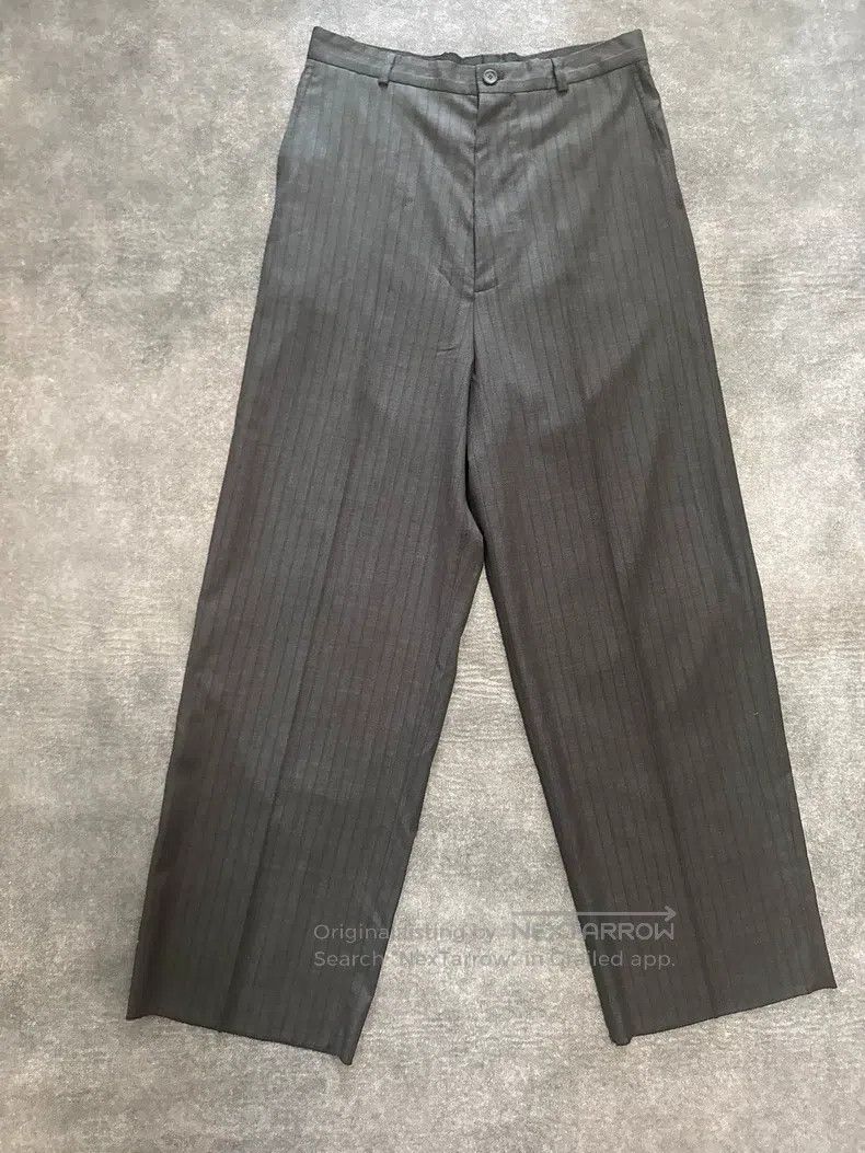 Balenciaga Balenciaga size S Striped Mid Waist Zipper Casual Pants Size US 27 - 1 Thumbnail