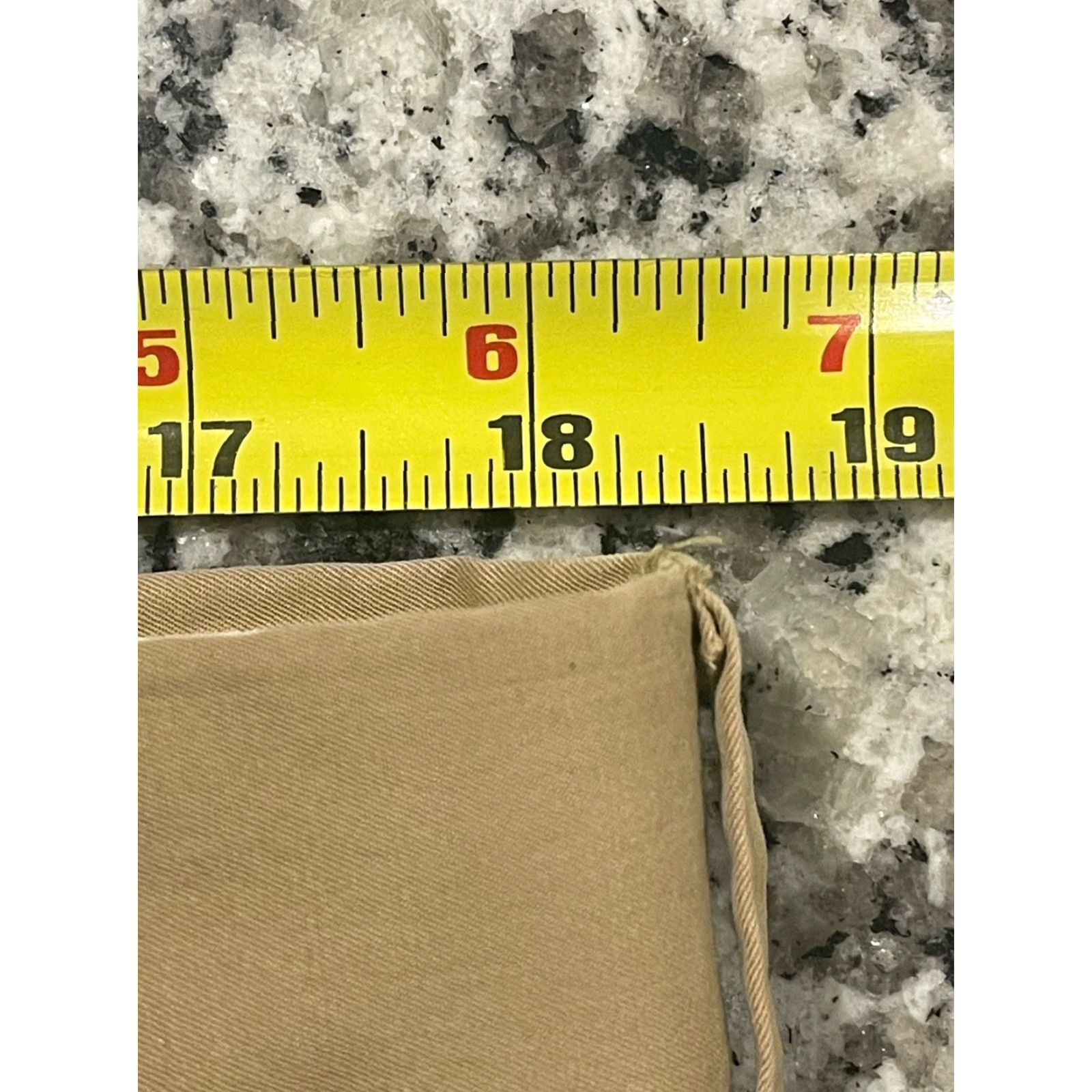 Polo Ralph Lauren VINTAGE Polo Ralph Lauren Pants Mens 36X33 Silk Blend Beige Flat Front Straight Leg Chino Trousers Size US M / EU 48-50 / 2 - 4 Thumbnail