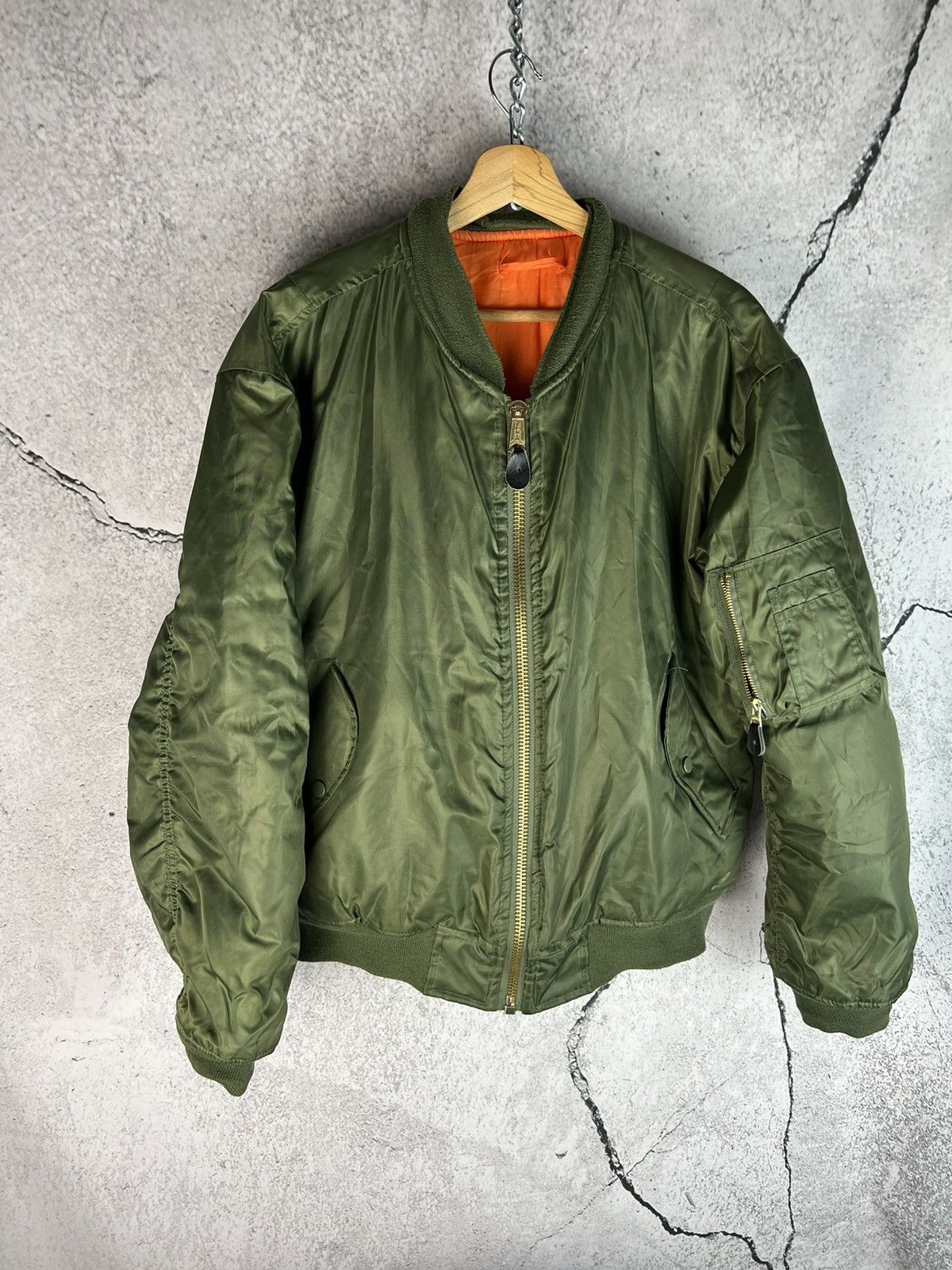 Vintage MA-1 Vintage Bomber Jacket Flyers Man Intermediate | Grailed