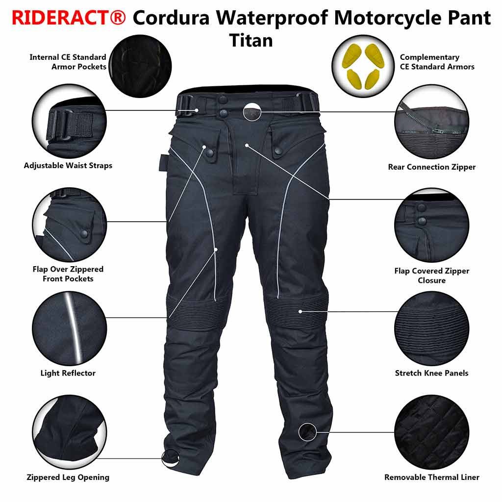 Other × Rains RIDERACT® Men's Reinforced Motorcycle Riding Jeans Dark Blue Size US 32 / EU 48 - 8 Thumbnail