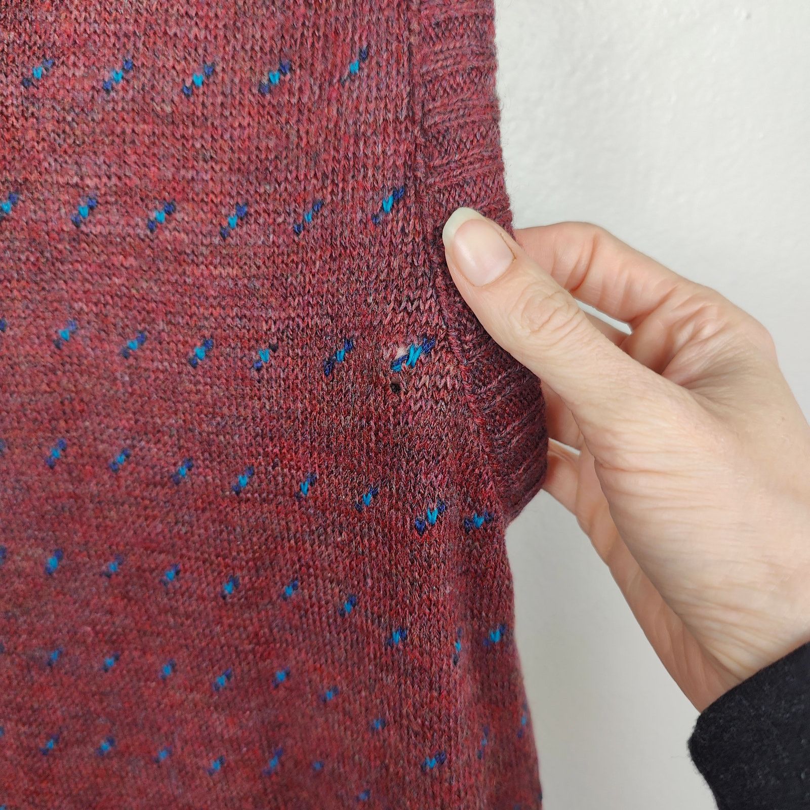 Other Vintage The Fox JC Penney Vest Mens XL Red Blue Speckled Size US XL / EU 56 / 4 - 5 Thumbnail