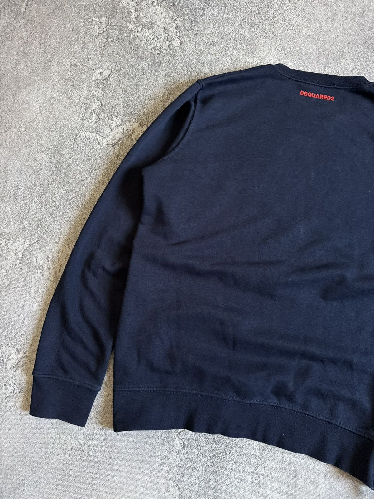 Dsquared2 Dsquared2 L/size big logo sweatshirts jumper pullover Y2K Size US L / EU 52-54 / 3 - 16 Thumbnail